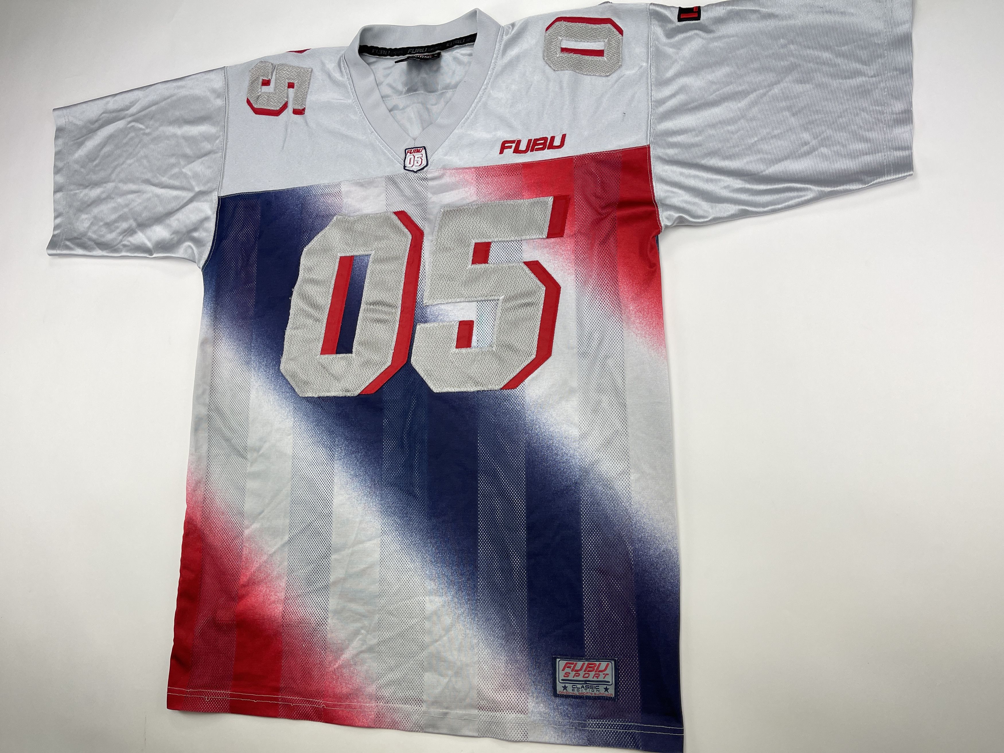 Fubu FUBU jersey, gray, Fubu 05, vintage hip hop t-shirt, 90s L Size US L / EU 52-54 / 3 - 6 Thumbnail