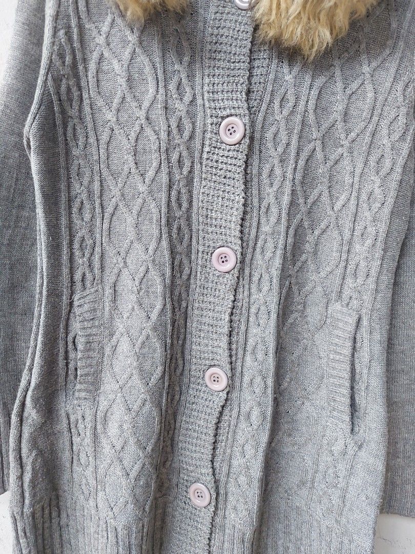 If Six Was Nine × Le Grande Bleu (L.G.B.) Knitted Cardigan Fur Hoodie Knit IfSixWasNine i6w9 LGB style Size US M / EU 48-50 / 2 - 4 Thumbnail