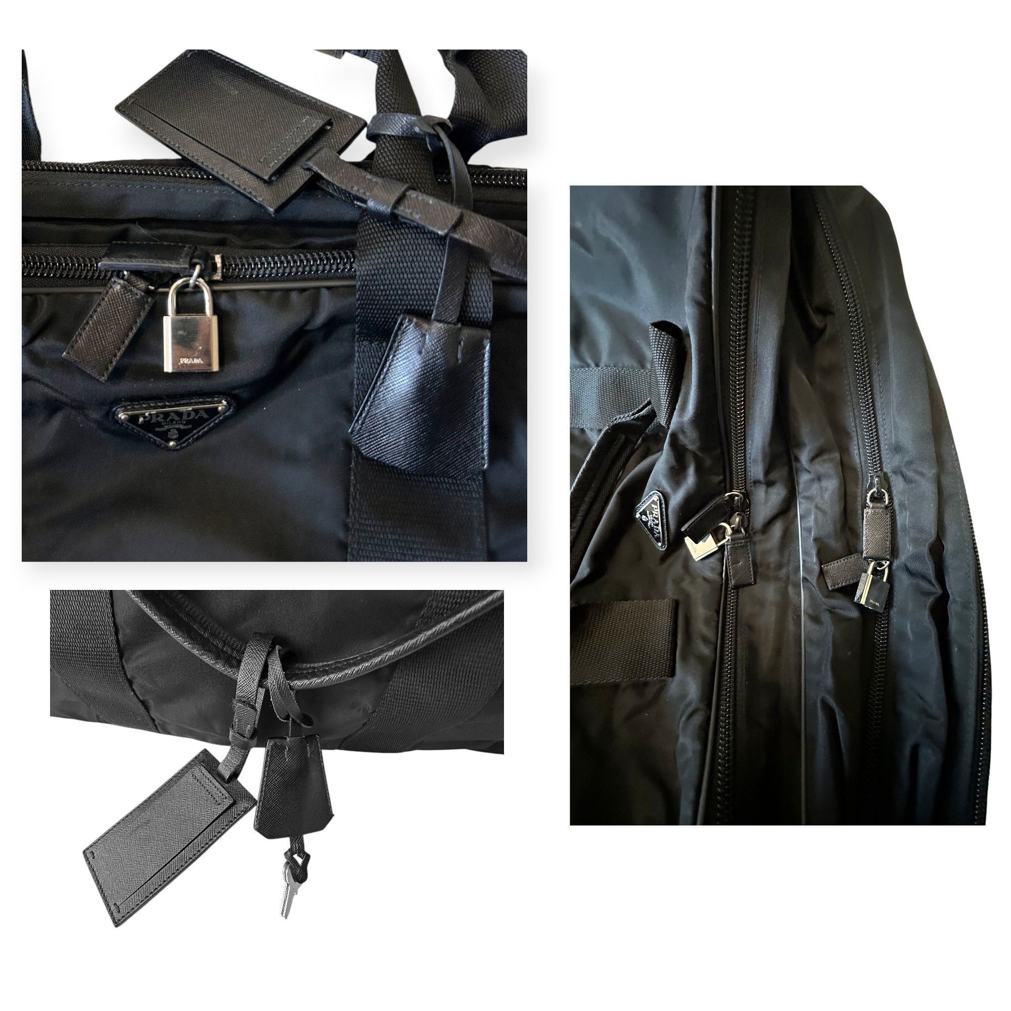 Prada Prada Viaggio V58 2-Way Nylon Travel Carry-On Bag Size ONE SIZE - 16 Thumbnail