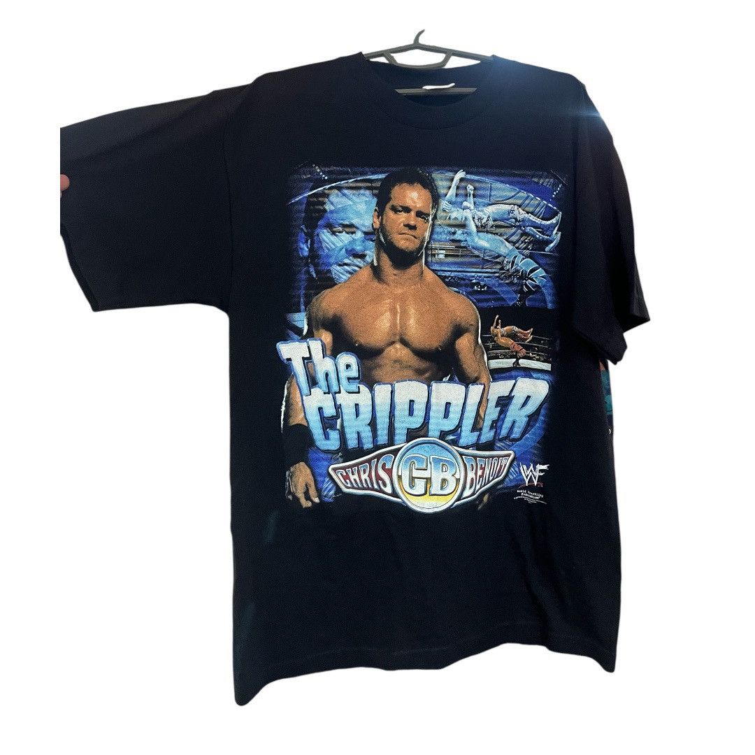 WWE Vintage Chris Benoit The Crippler Tee Size US L / EU 52-54 / 3 - 1 Thumbnail