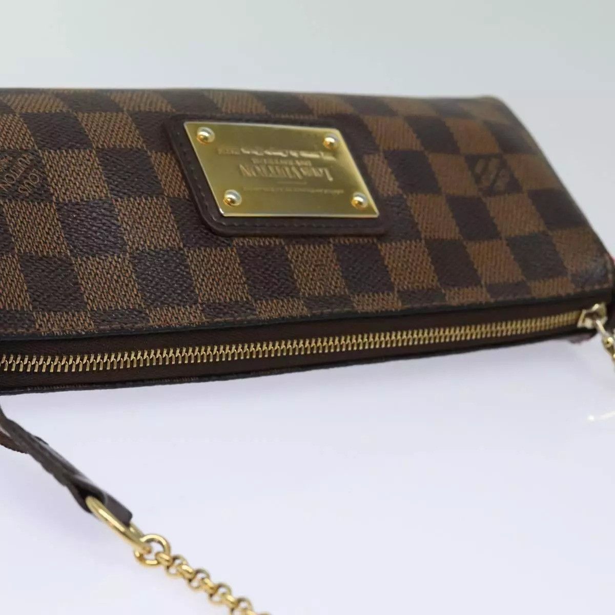 Louis Vuitton LOUIS VUITTON Damier Ebene Eva Shoulder Bag Size ONE SIZE - 14 Thumbnail