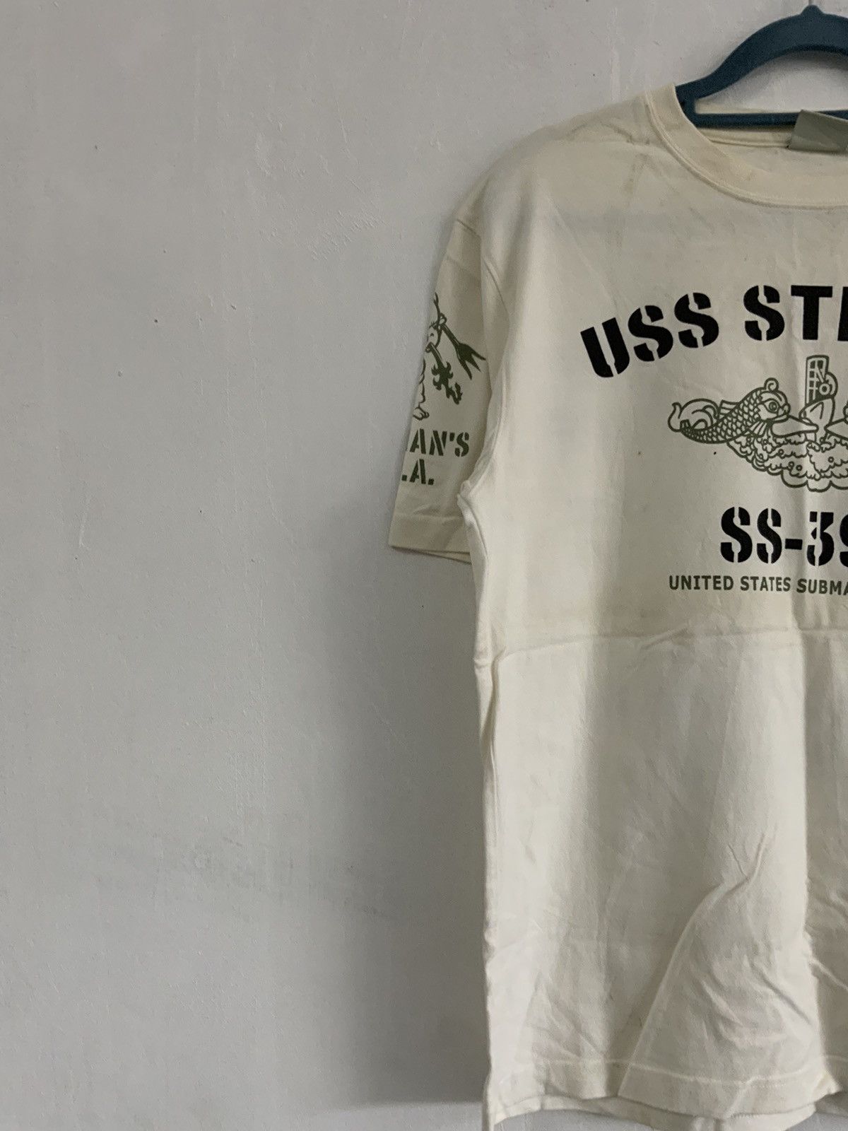 Tedman Vintage Tedman Loopwheel Rusty Stain USS Sterlet Tee Size US M / EU 48-50 / 2 - 7 Thumbnail
