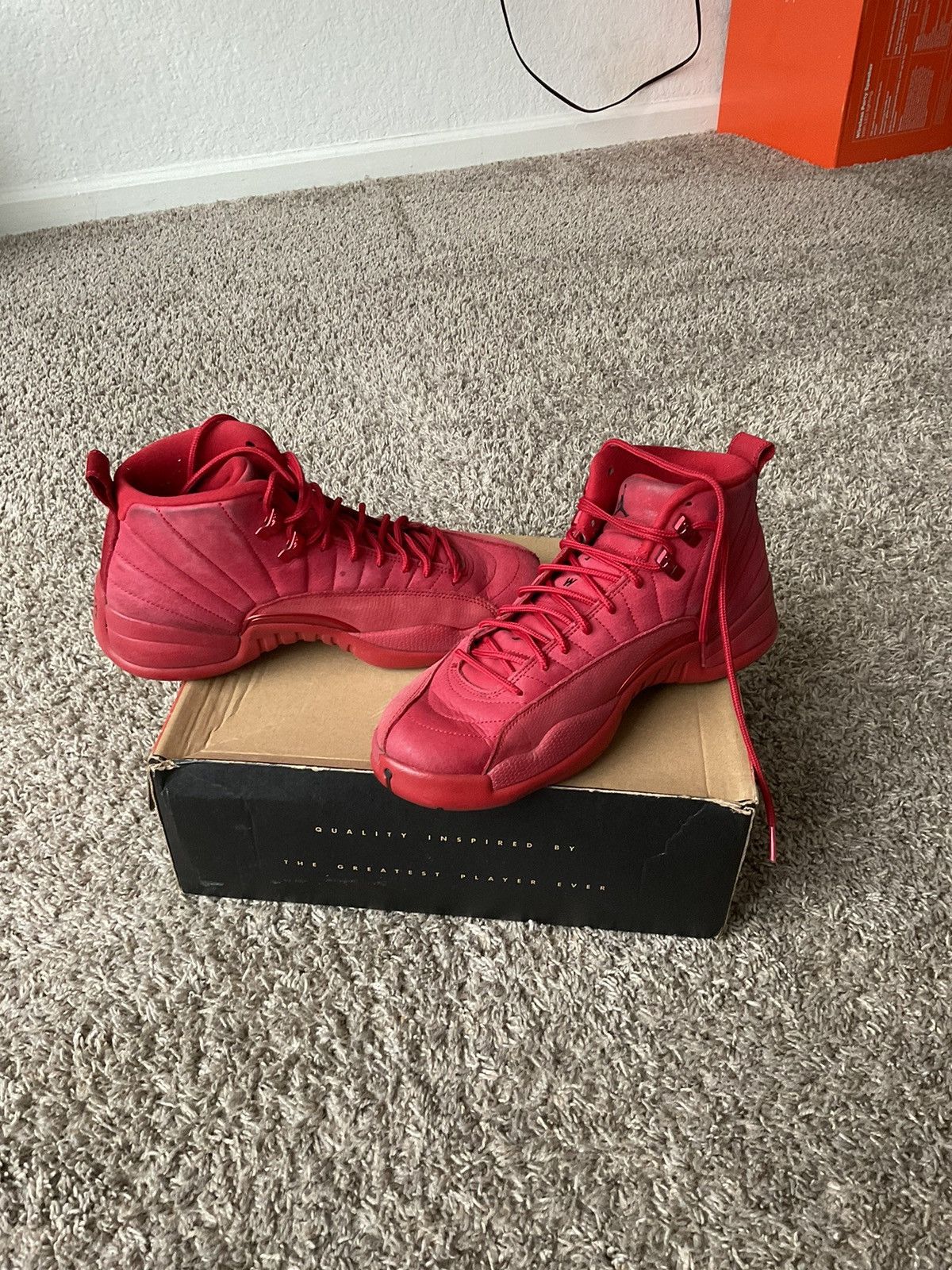 Jordan Brand × Nike Air Jordan 12 Retro "Gym Red" Size US 10 / EU 43 - 4 Thumbnail