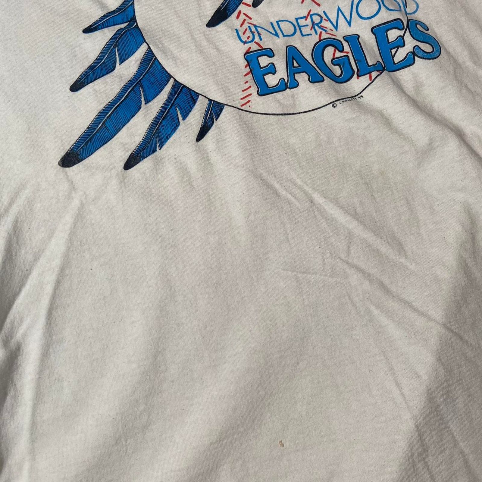 02DERIV. Vintage 90s eagle tee shirt Size US XL / EU 56 / 4 - 2 Thumbnail