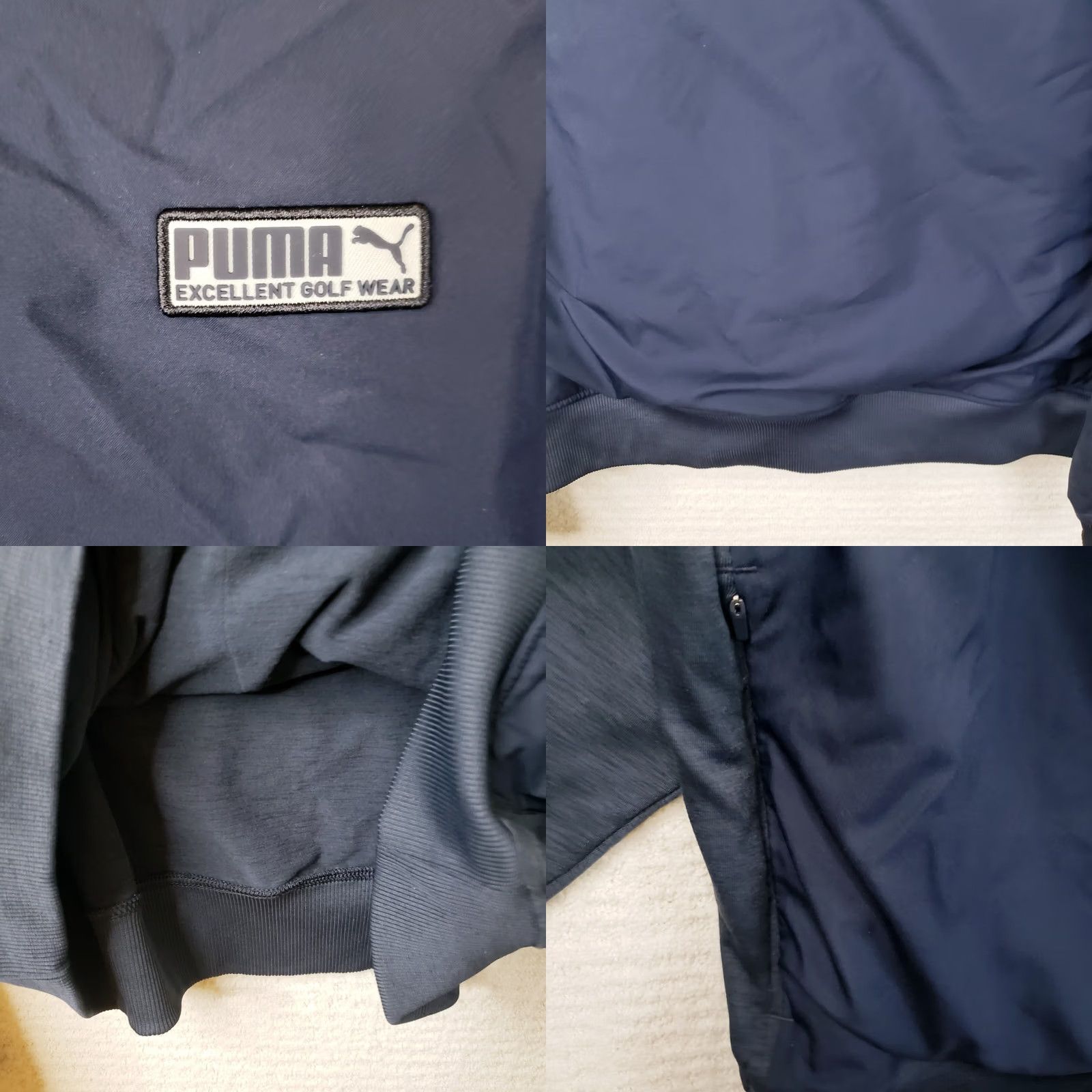 Puma PUMA Golf Pullover Jacket Mens 2XL Navy Blue Long Sleeve Performance Activewear Size US XL / EU 56 / 4 - 8 Thumbnail