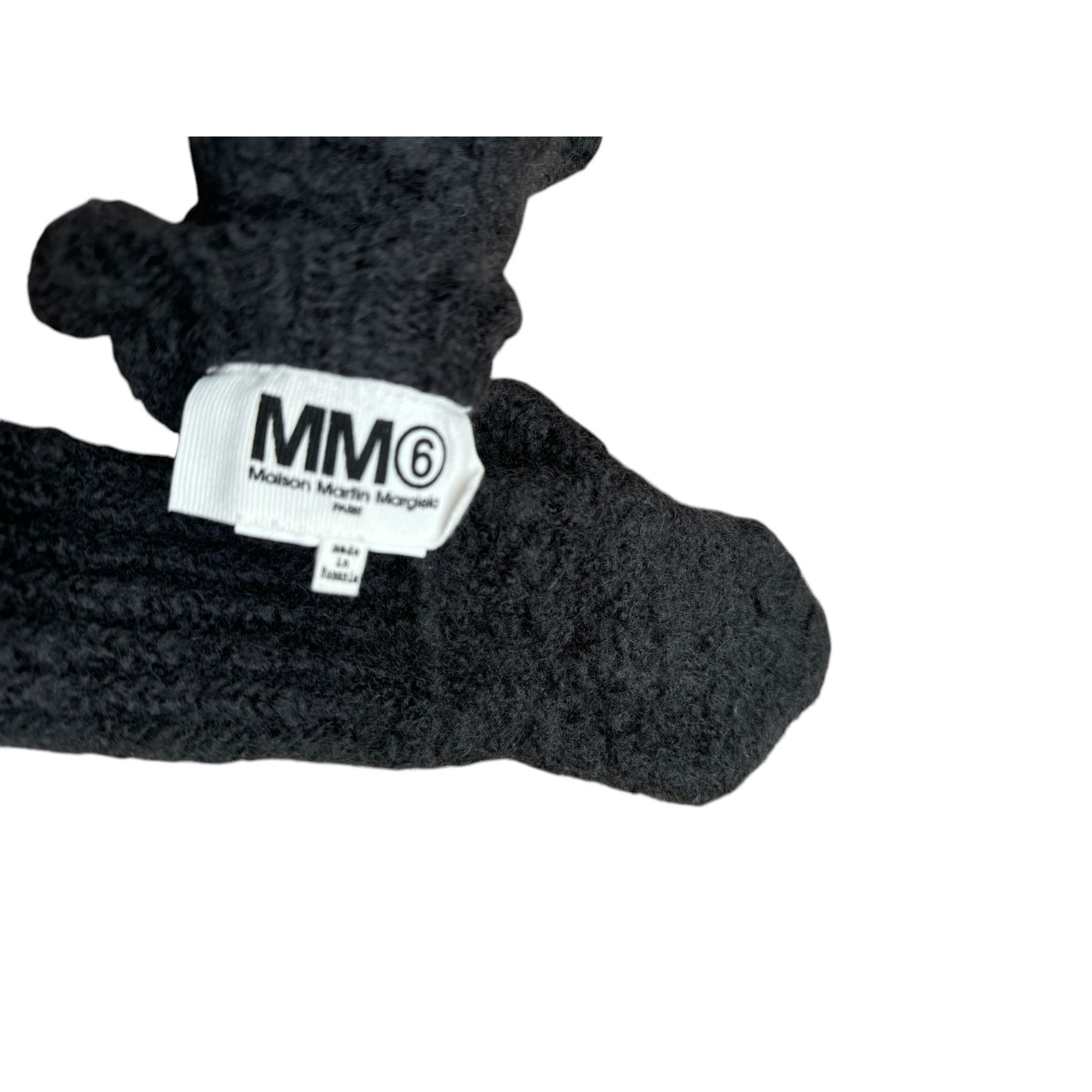 Maison Margiela Grey Wool Gloves Size ONE SIZE - 3 Thumbnail