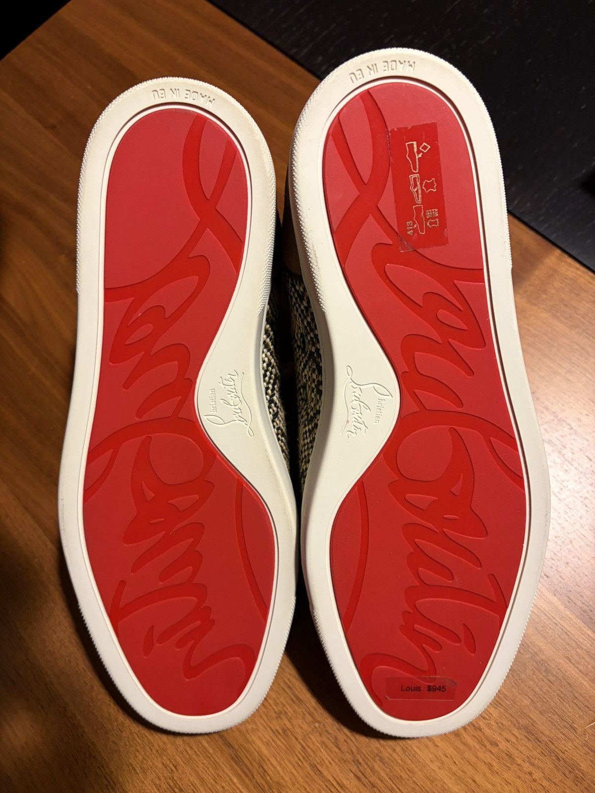 Christian Louboutin Christian Louboutin Louis high top sneaker Size US 8 / EU 41 - 5 Thumbnail