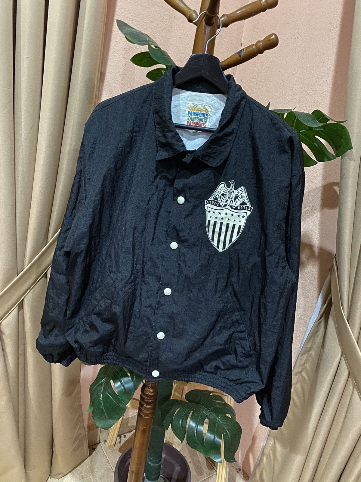 Van Vintage Vansports Varsity Jacket with Eagle Crest Size US M / EU 48-50 / 2 - 5 Thumbnail