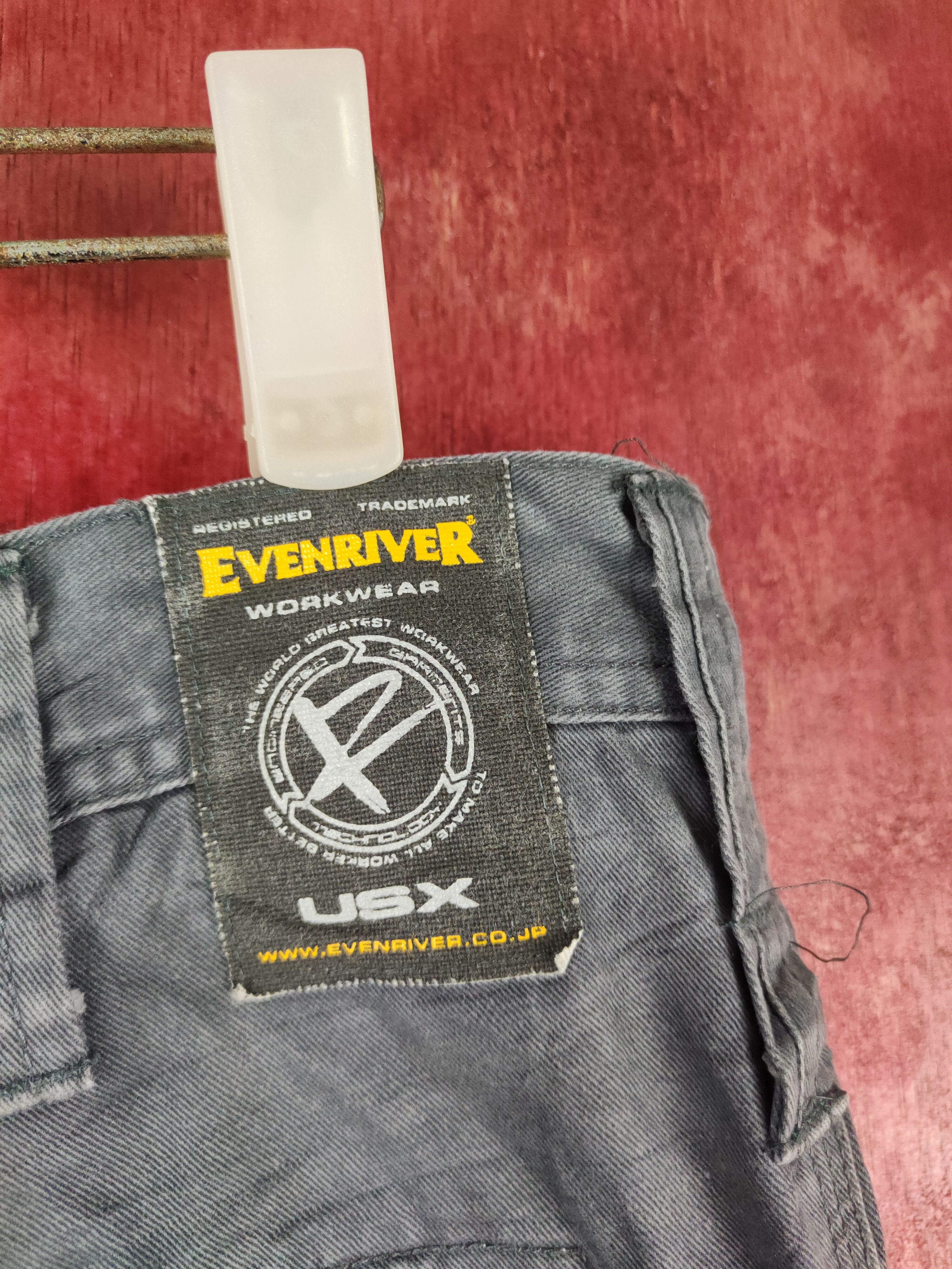 Japanese Brand Evenriver Dark Gray Faded Multipocket Cargo Pants #S1315 Size US 34 / EU 50 - 11 Thumbnail