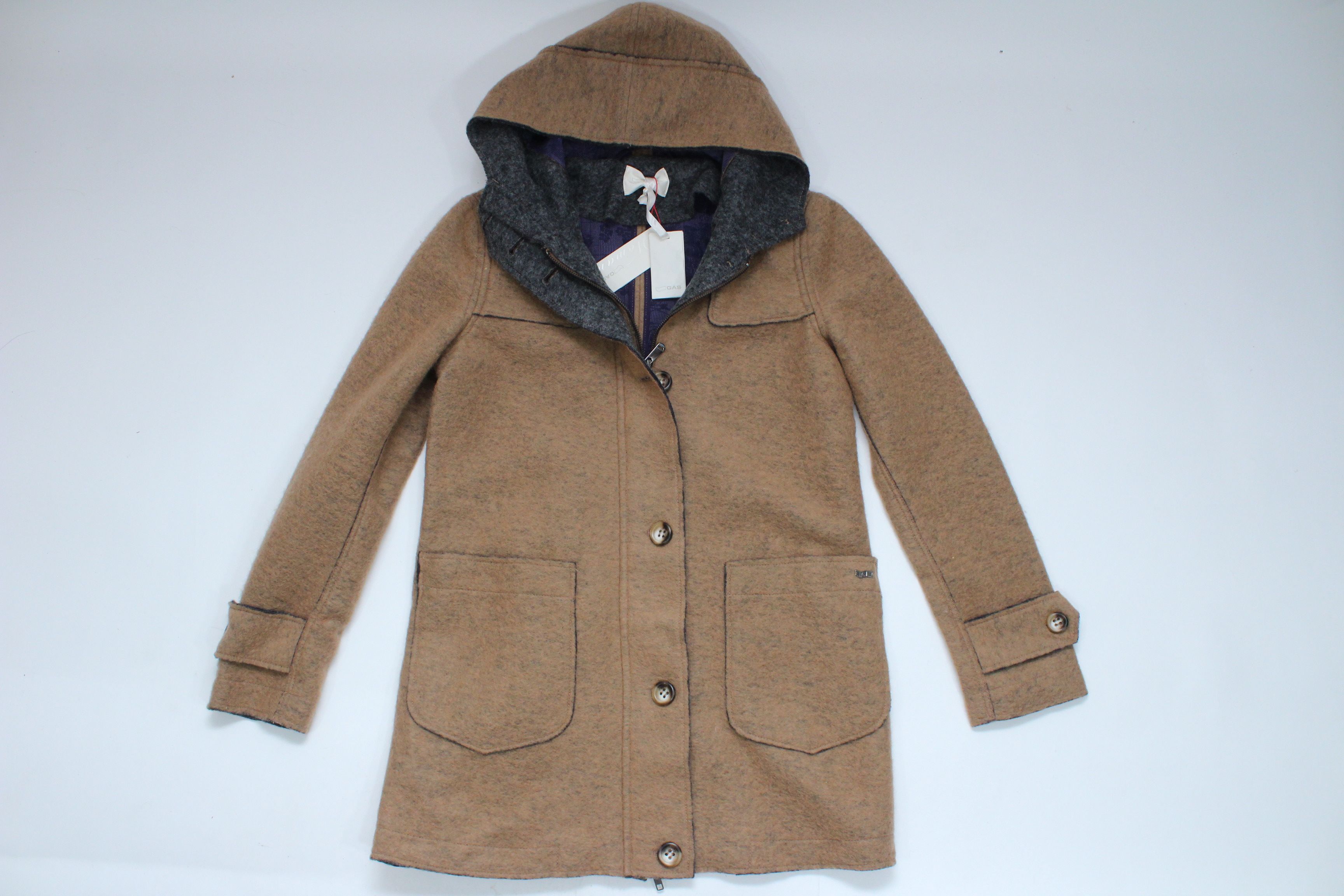 GAS Gas Tautou Bonded Felt Coat Womens Size 44 New Hype Size US S / EU 44-46 / 1 - 2 Thumbnail