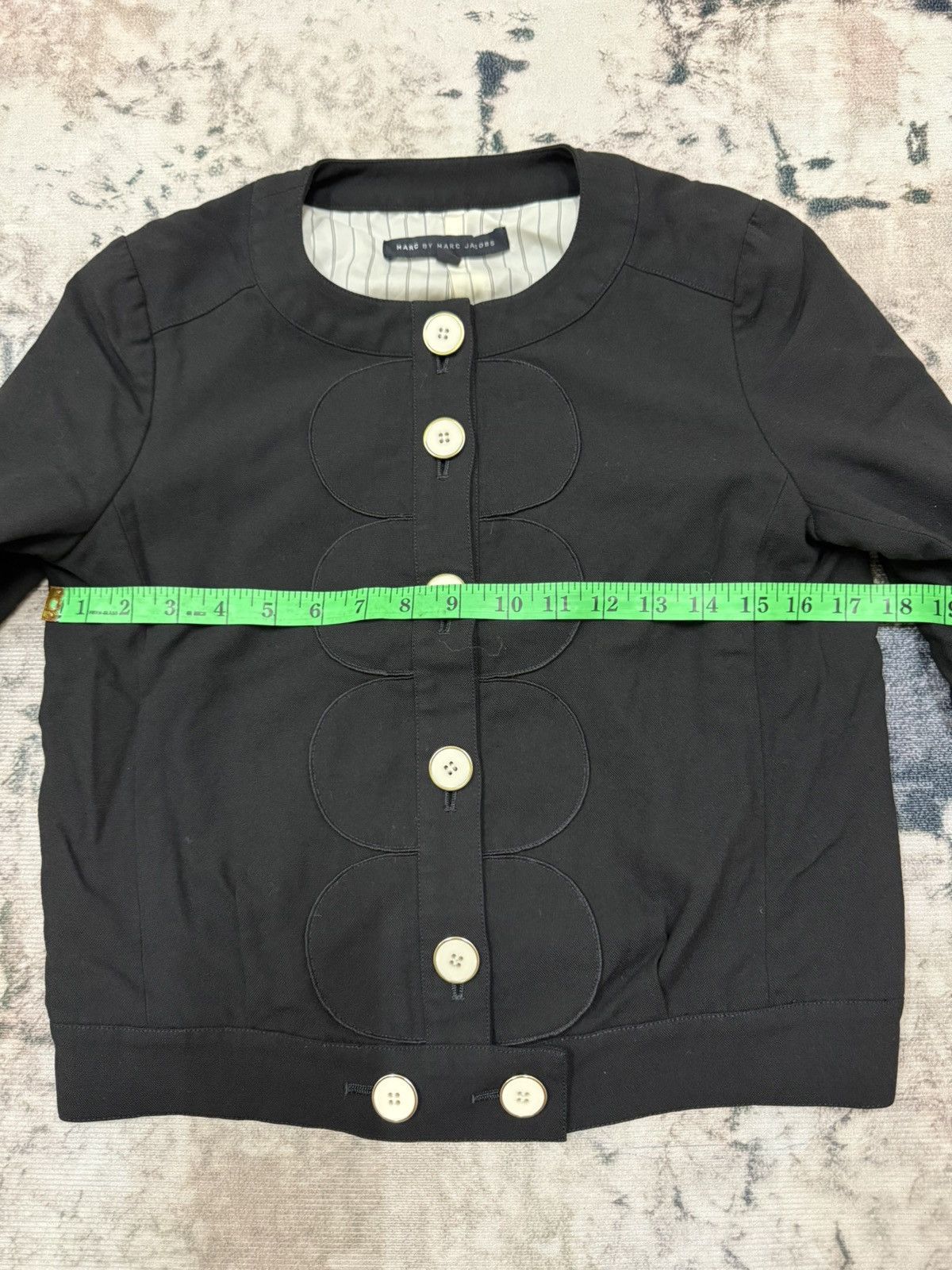Marc by Marc Jacobs Marc by Marc Jacobs Button Up Black Cardigan Jacket Size XS / US 0-2 / IT 36-38 - 12 Thumbnail