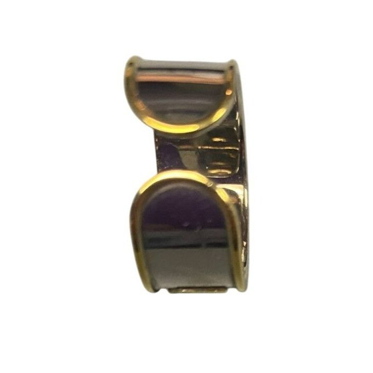 Other Gold & Silver-Tone Ring Set With Black Bamboo & Engraved Des Size ONE SIZE - 5 Thumbnail