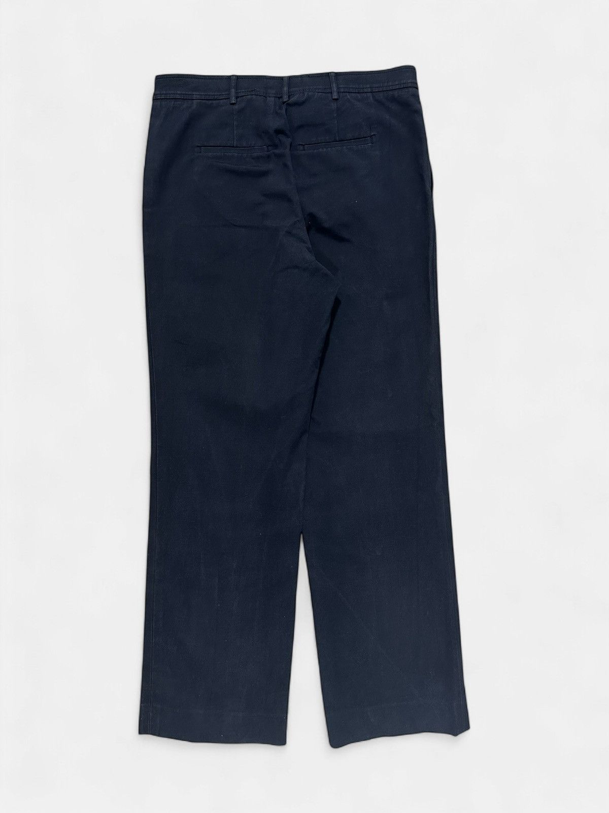 Jil Sander Jil Sander - Navy Classic Pants Size US 26 / EU 42 - 2 Thumbnail