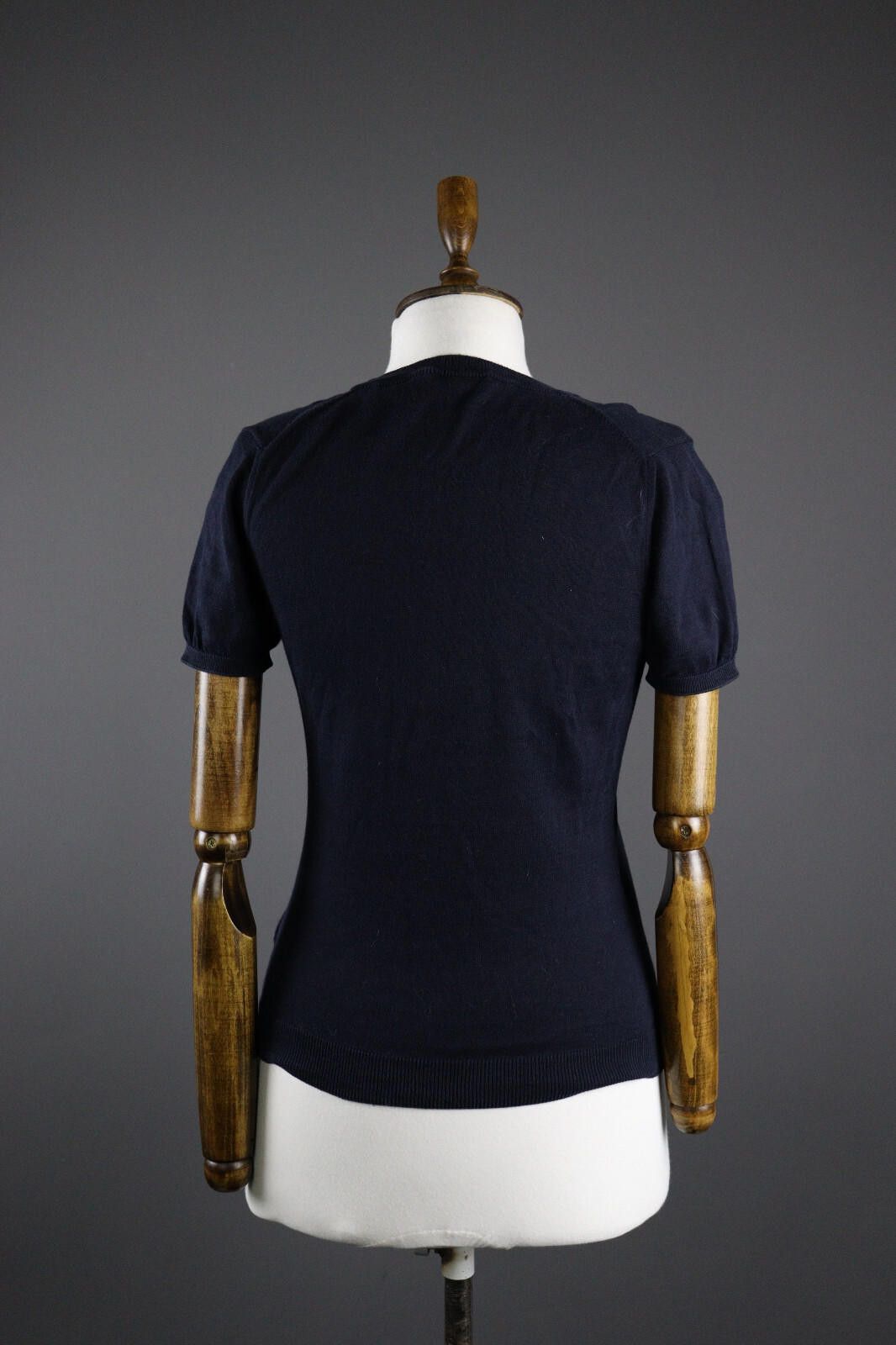 Moncler Moncler Maglia Tricot Girocolo Black Knit Top Sweater Size S Size S / US 4 / IT 40 - 5 Thumbnail