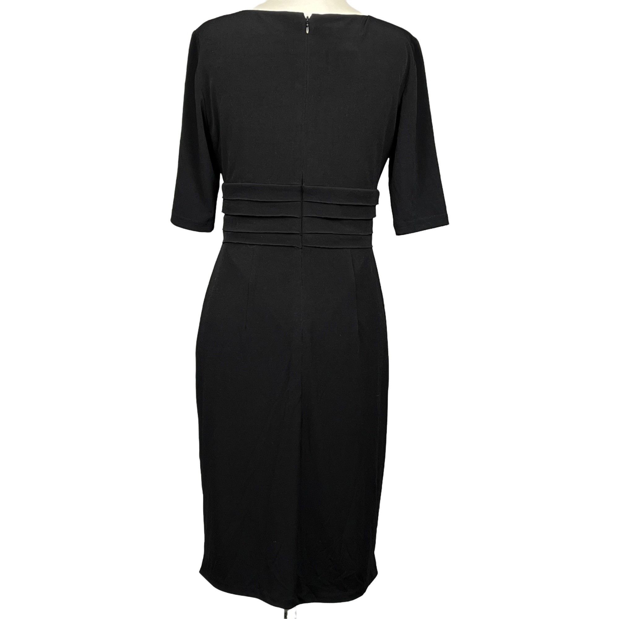 Other London Times Women's Short-Sleeve Layered Tiered Cocktail Dr Size M / US 6-8 / IT 42-44 - 3 Thumbnail