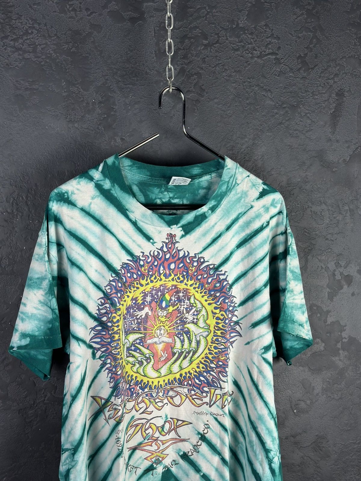 Fruit Of The Loom × Grateful Dead 80’s Grateful Dead Mikio Phillip Brown Psychedelic Shop RARE Size US XL / EU 56 / 4 - 4 Thumbnail