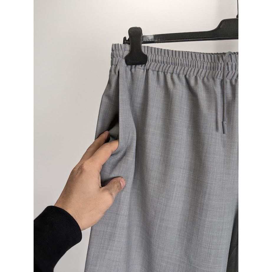 Off-White o1rshd1 Wool Long Lounge Trackpant in Melange Grey Size US 36 / EU 52 - 7 Thumbnail