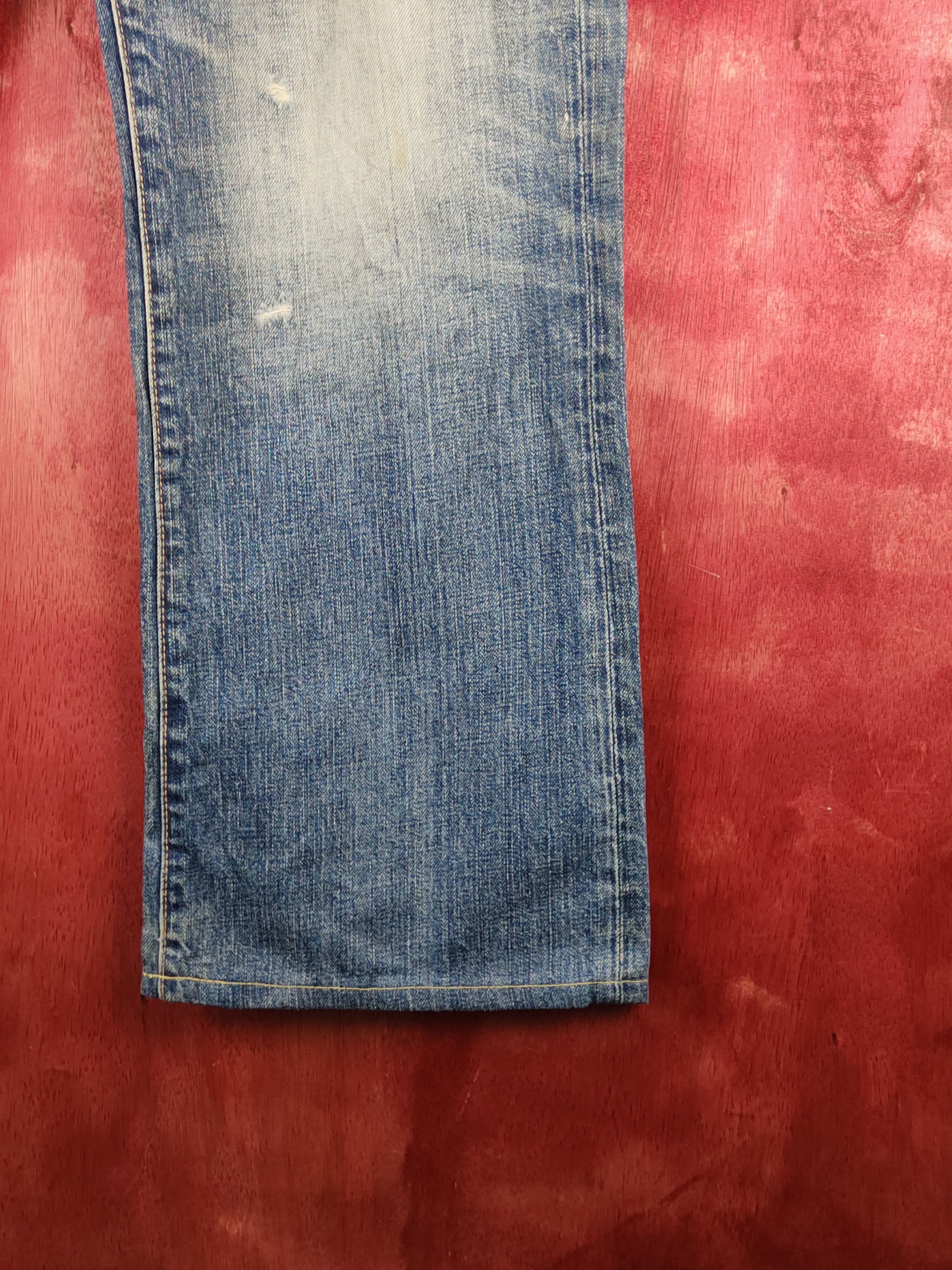 Abercrombie & Fitch Abercrombie & Fitch Blue Distressed Ripped Jeans #S2329 Size US 32 / EU 48 - 6 Thumbnail