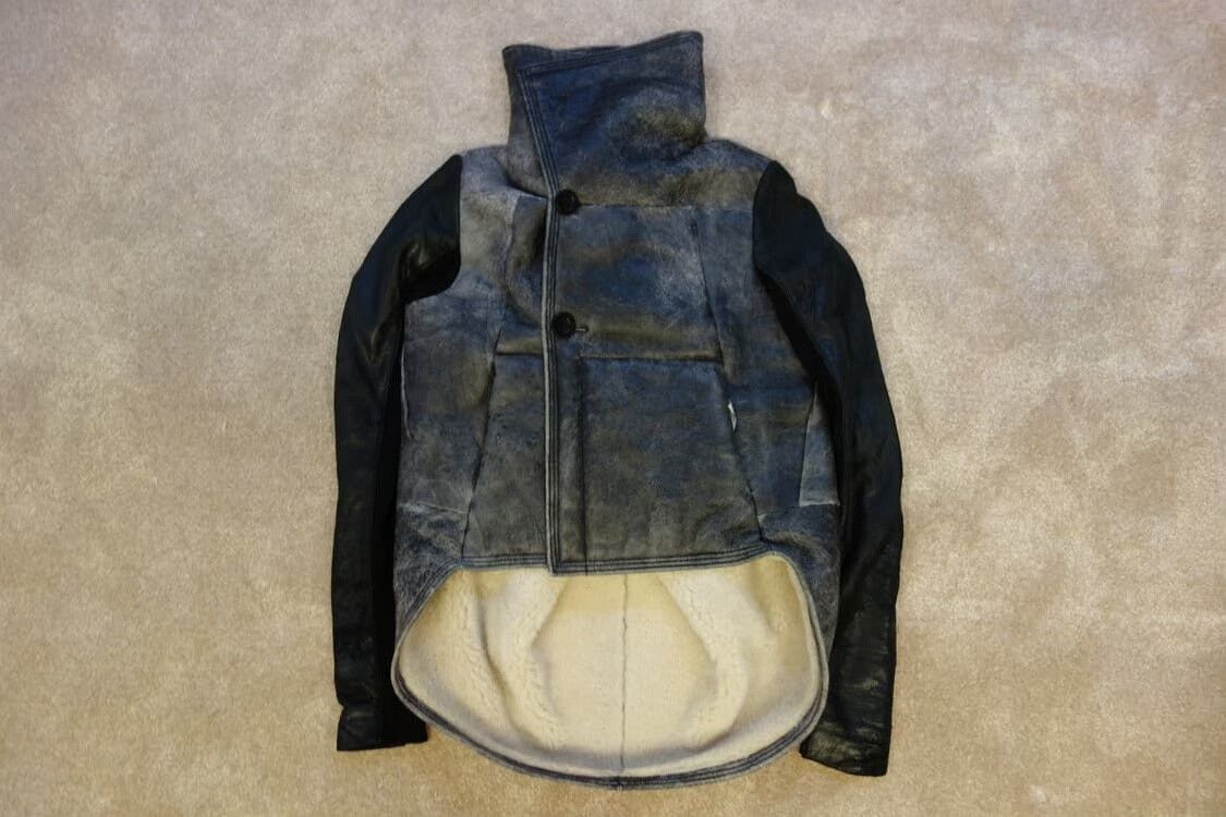 Rick Owens Rick Owens Theseus Wool Leather Jacket Size US M / EU 48-50 / 2 - 1 Thumbnail