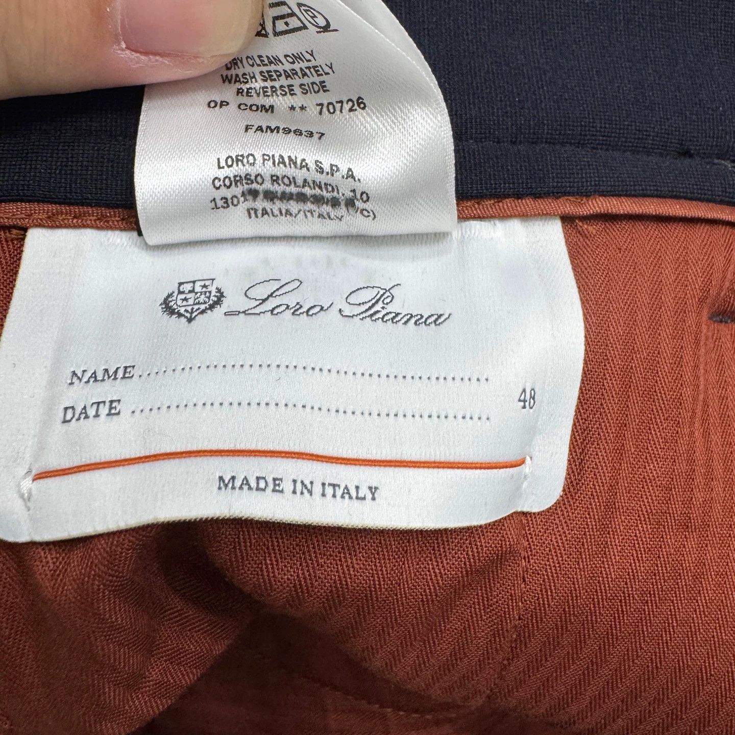 Loro Piana Loro Piana Wool Chinos 48 New Size US 32 / EU 48 - 2 Thumbnail