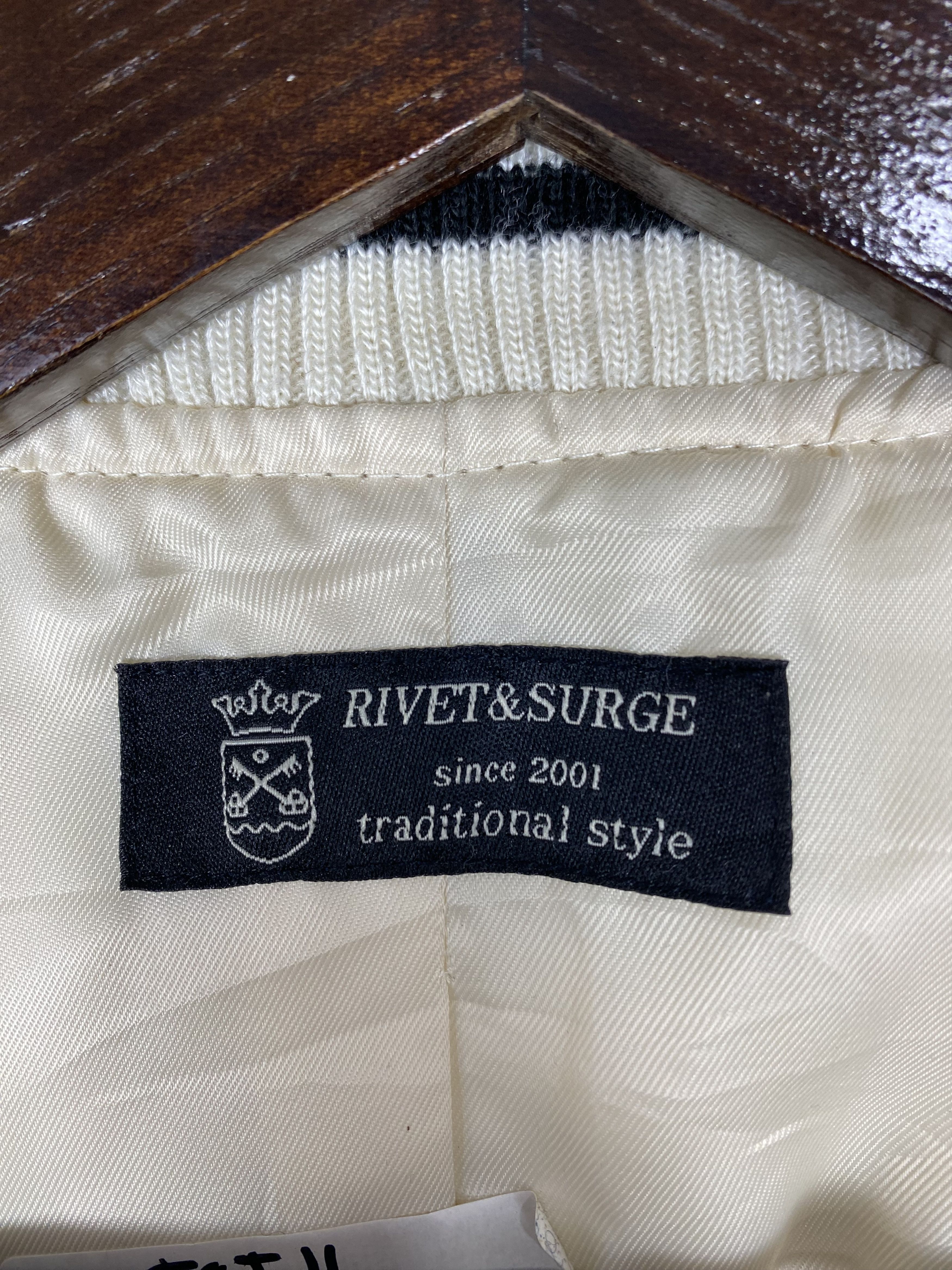 Japanese Brand Vintage Rivet & Surge Varsity Jacket DJ0511 Size US S / EU 44-46 / 1 - 9 Thumbnail