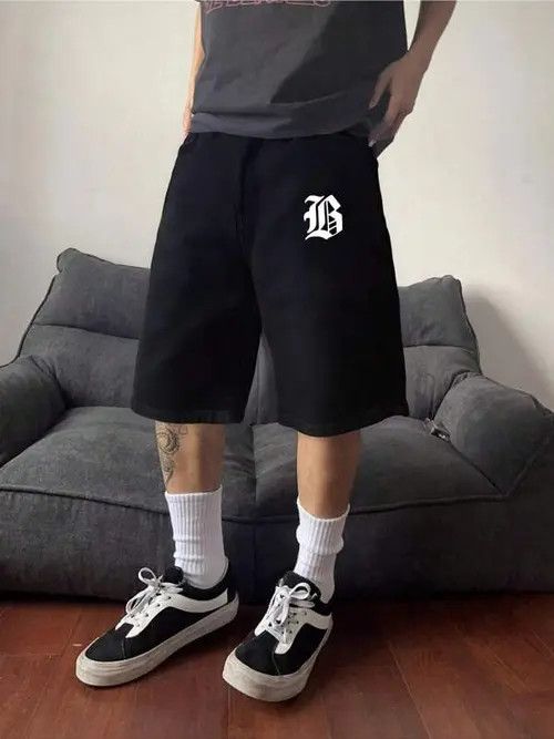 Japanese Brand DRIP drill jeans Y2K denim shorts Size US 34 / EU 50 - 3 Thumbnail