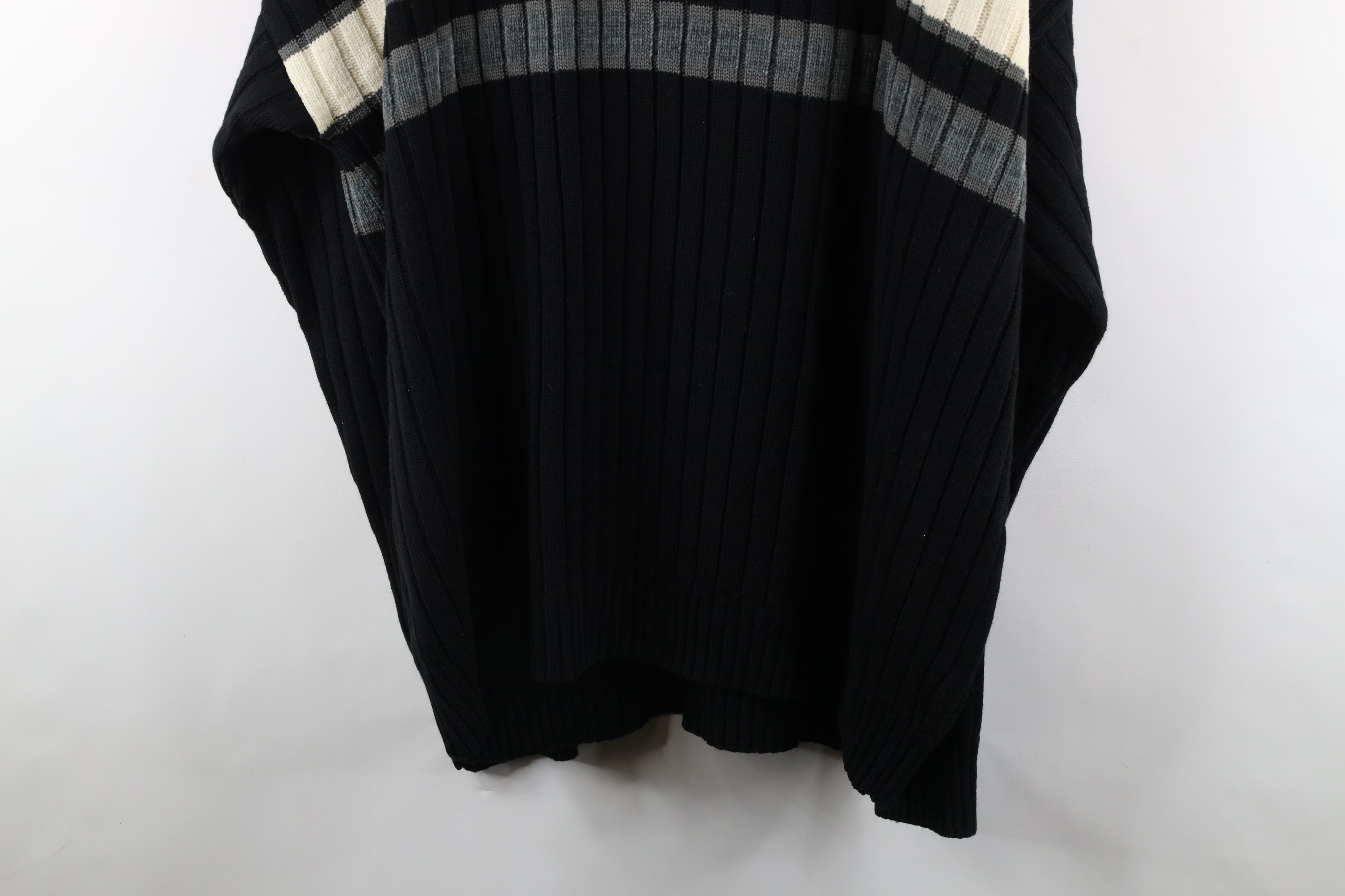 Vintage Vintage 90s Streetwear Chunky Ribbed Knit Crewneck Sweater Size US XXL / EU 58 / 5 - 8 Thumbnail