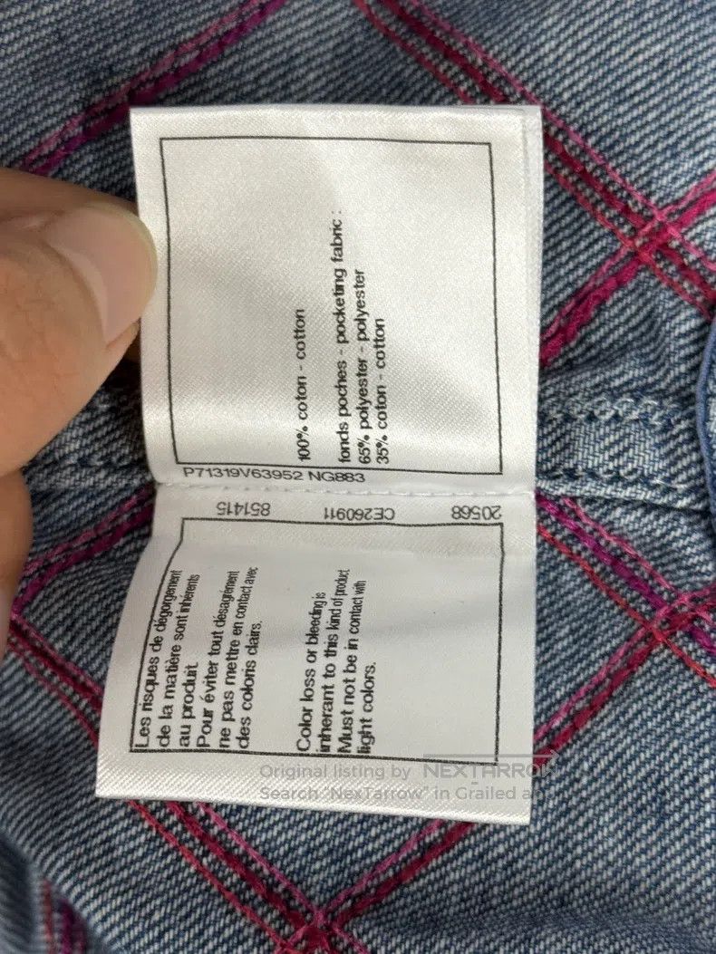 Chanel Chanel Blue diamond checkered denim jacket Size XS / US 0-2 / IT 36-38 - 7 Thumbnail