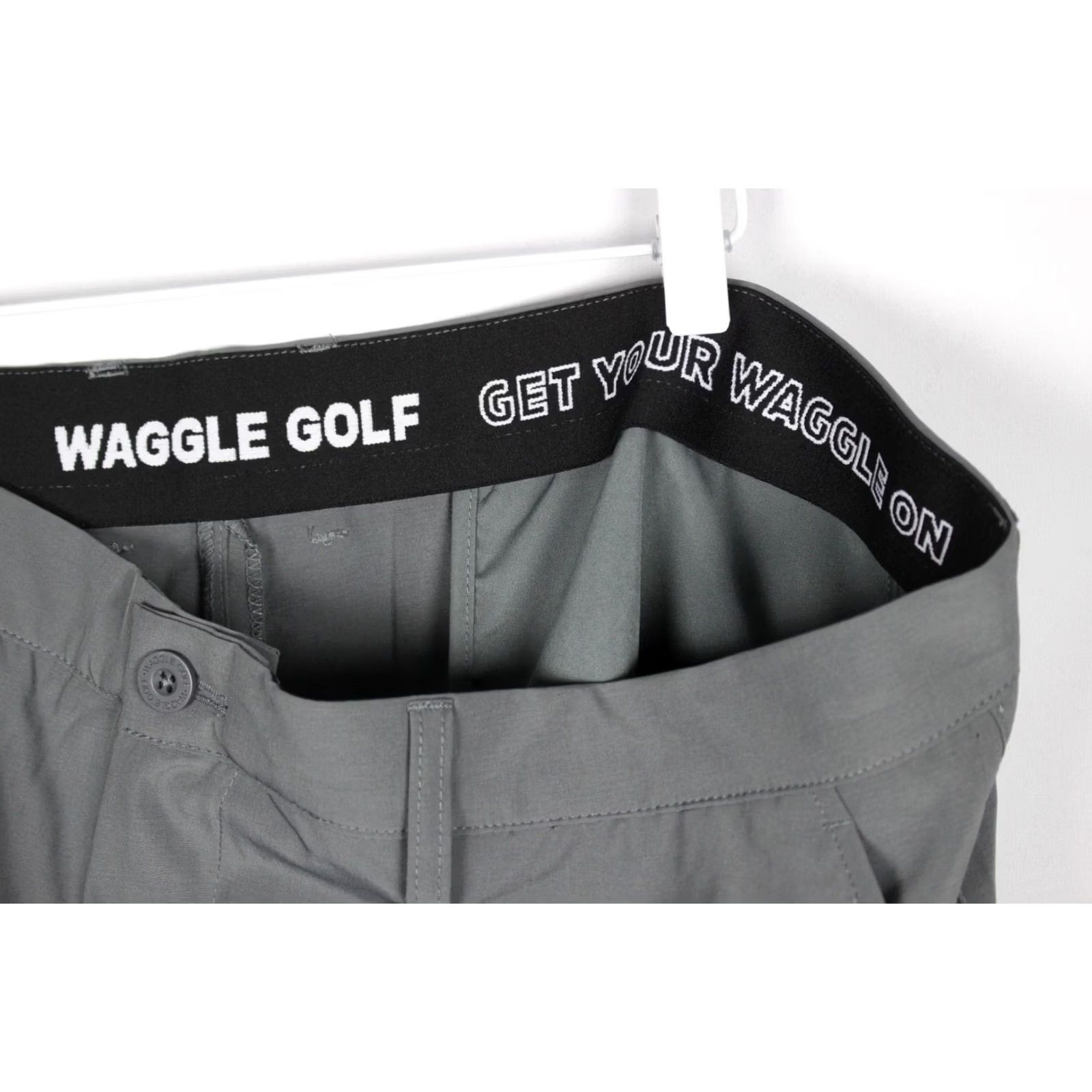 Vintage Waggle Golf Men's Greenside Jogger Pants 42 x 30 Dark Gray Stretch Zip Bottom Size US 42 / EU 58 - 5 Thumbnail