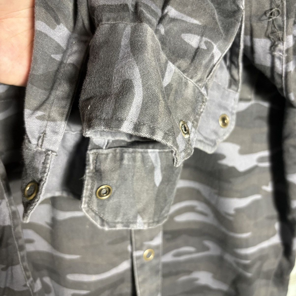 Japanese Brand × Vintage Vintage Babyface Japanese Brand Camo Reversible Jacket Size US M / EU 48-50 / 2 - 7 Thumbnail