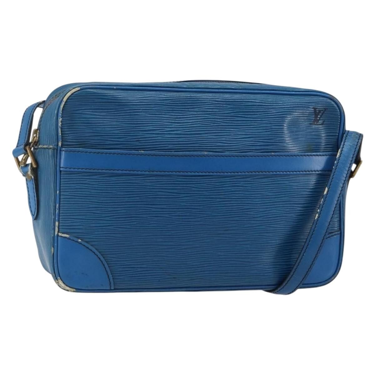 Louis Vuitton LOUIS VUITTON Epi Trocadero 27 Shoulder Bag Blue M52315 Size ONE SIZE - 1 Thumbnail