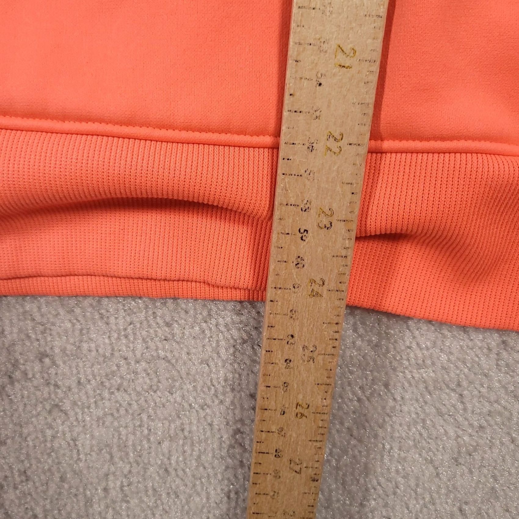 Under Armour Under Armour Hoodie Womens L Orange Fleece Hooded Sweatshirt Embroidered Logo Size L / US 10 / IT 46 - 6 Thumbnail