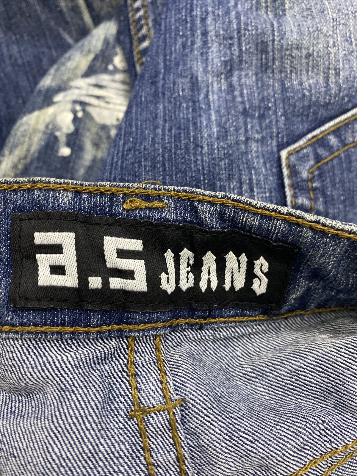 If Six Was Nine SUPER FLARE RIPPED STYLE JEANS A5 JIMMY HENDRIX STYLE RARE Size US 34 / EU 50 - 9 Thumbnail