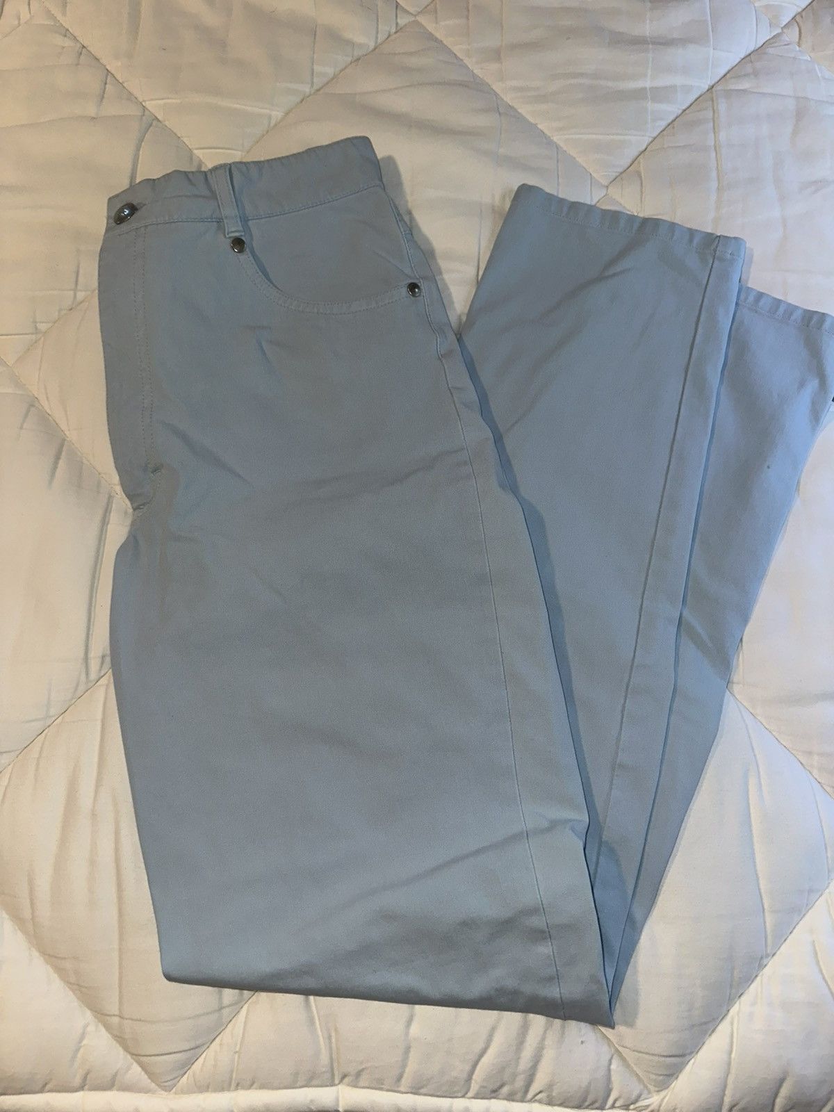 Burberry Light blue Burberry pants Size 30" / US 8 / IT 44 - 3 Thumbnail