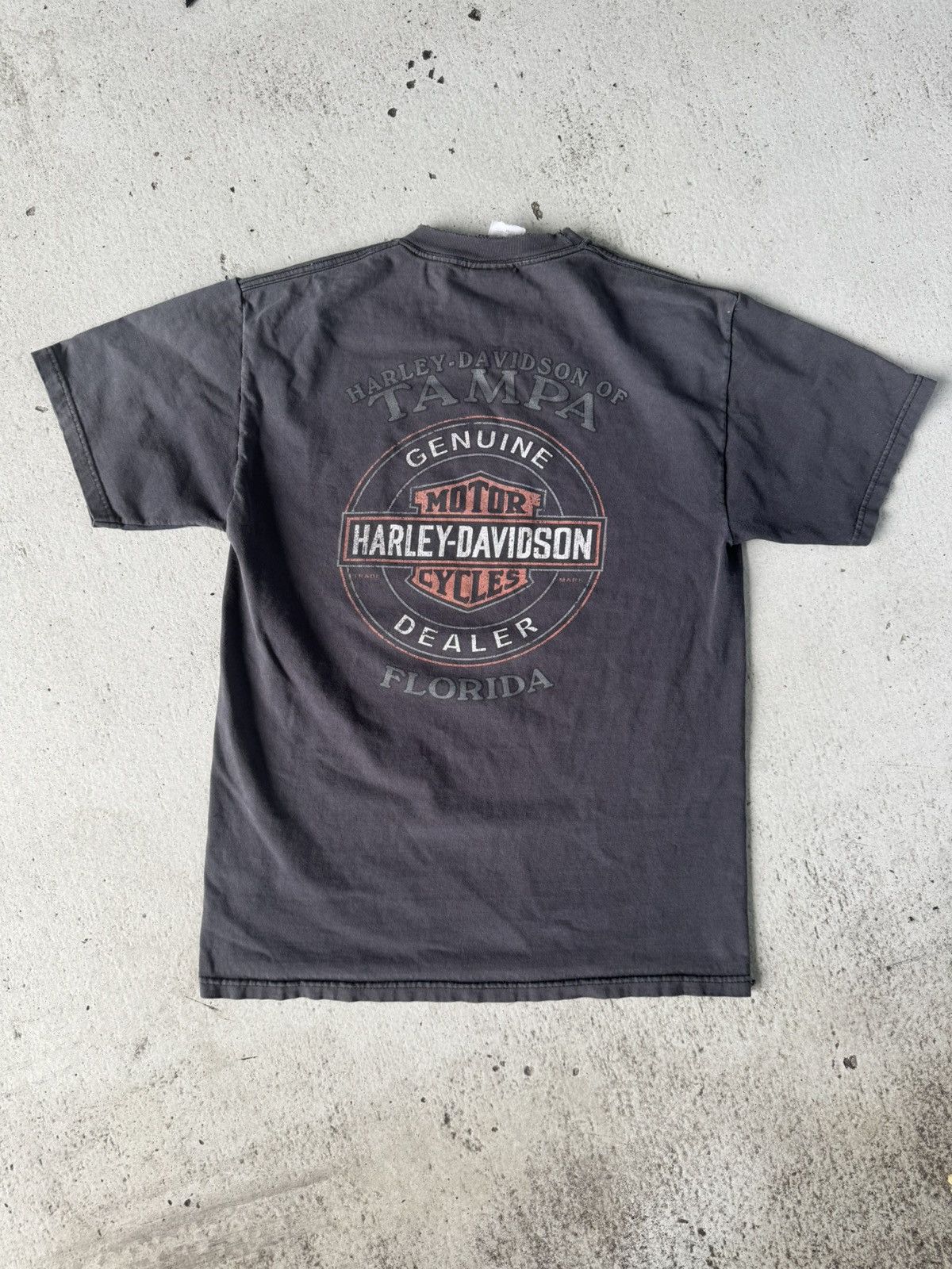 Harley Davidson Y2K Harley Davidson MILF Sun Faded & Distressed Tee Size US M / EU 48-50 / 2 - 3 Thumbnail