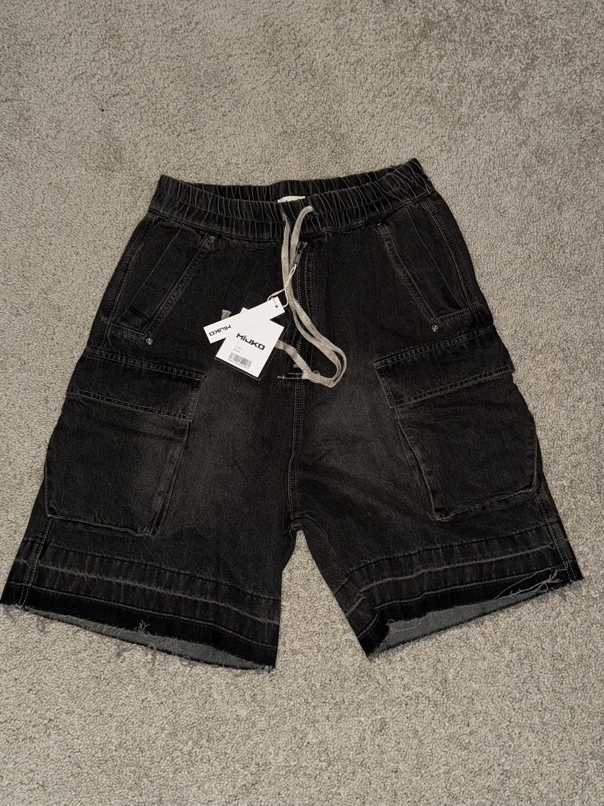 Mijko black gimmick cargo pants street パンツ Mijko black