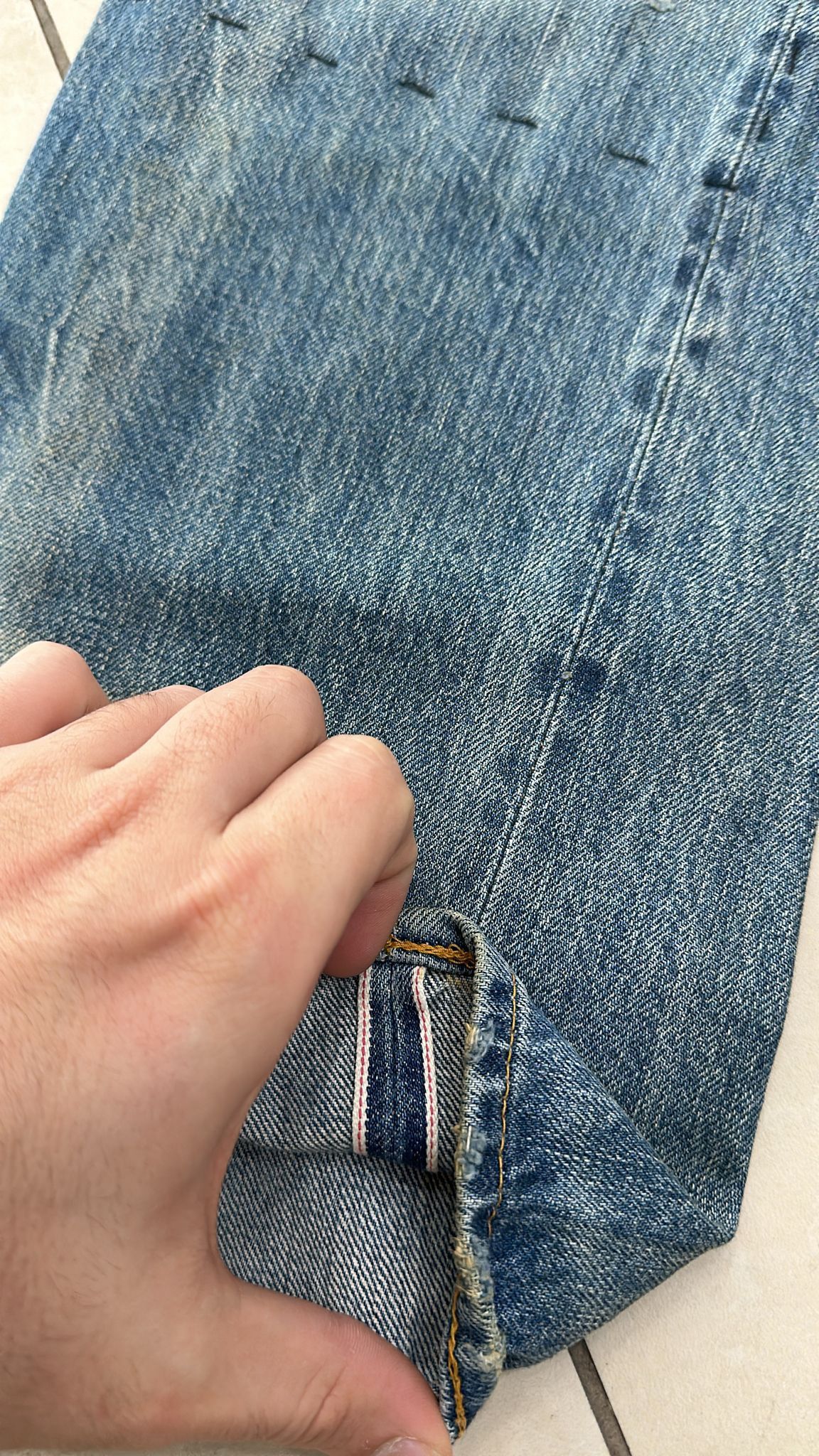 Levi's Vintage Clothing LVC Levi's Vintage Clothing 1947 501XX BigE Selvedge Jeans Size US 30 / EU 46 - 6 Thumbnail
