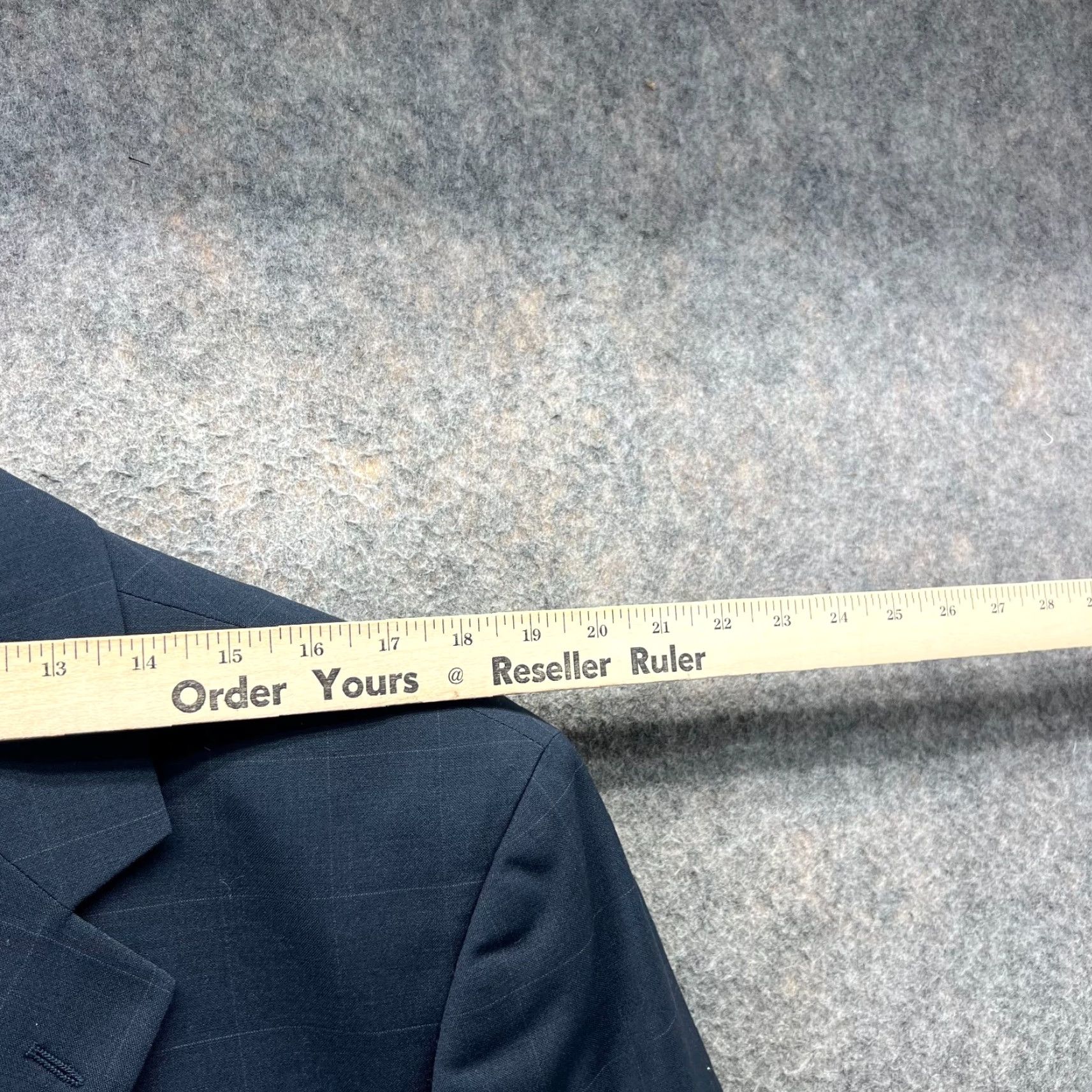 Brooks Brothers Brooks Brothers Blazer Mens 41R Blue Wool Check Single-Breasted 3-Button Jacket Dress Coat Sports Tuxedo Adult 41R Mens Size 42R - 5 Thumbnail