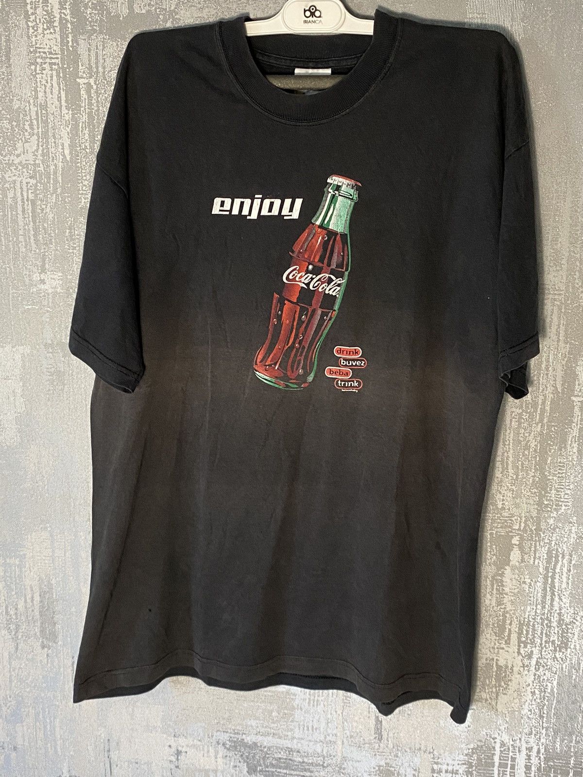 Coca Cola × Vintage Vintage Coca Cola T-shirt Screenstars Size US L / EU 52-54 / 3 - 1 Thumbnail