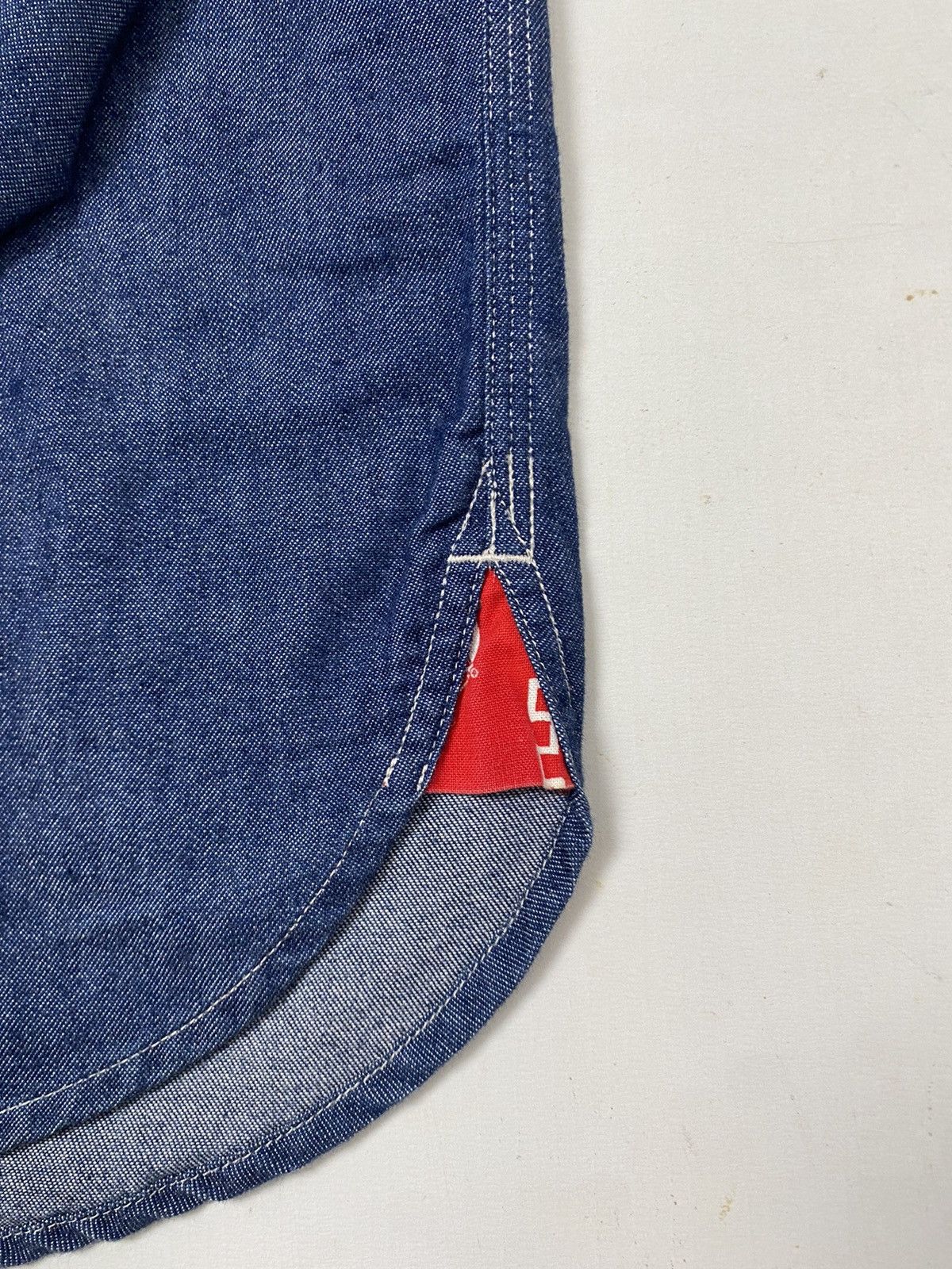Carhartt Wip Carhartt WIP X Slam Jam shirt size XL used blue denim Size US XL / EU 56 / 4 - 3 Thumbnail