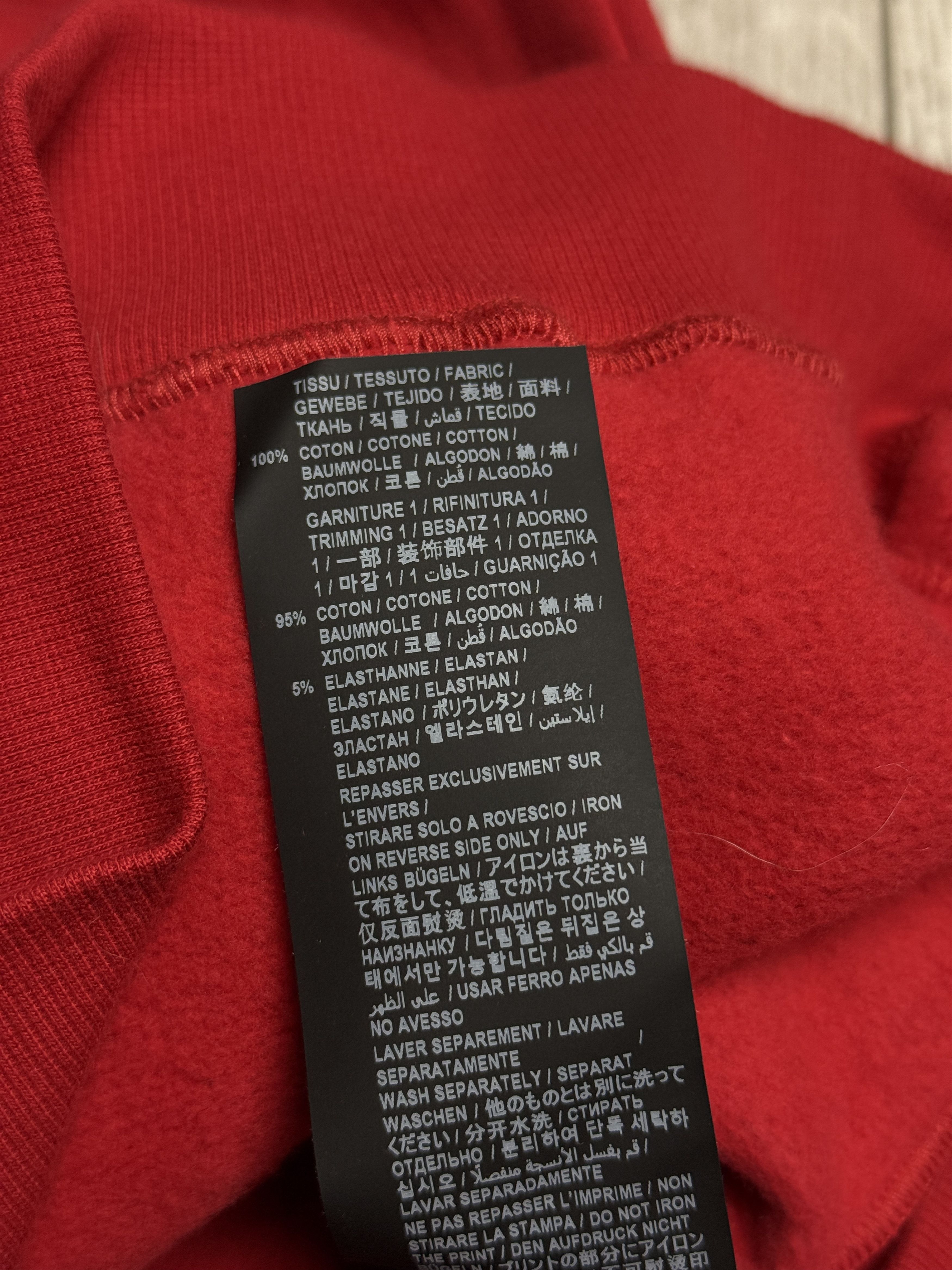 Saint Laurent Paris Saint Laurent Paris red logo hoodie Size L / US 10 / IT 46 - 9 Thumbnail