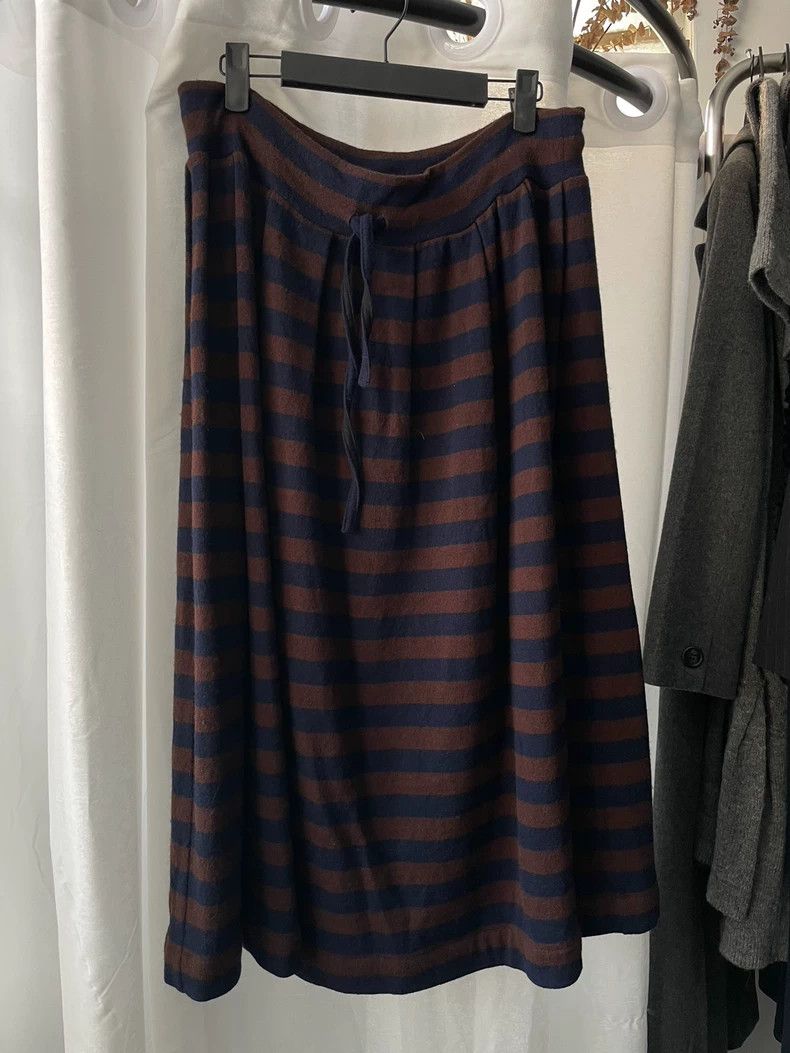 Yohji Yamamoto yohji Yamamoto size 2 Medieval Drawstring Wool Stripe Draw Size 24" / US 00 / IT 34 - 1 Thumbnail