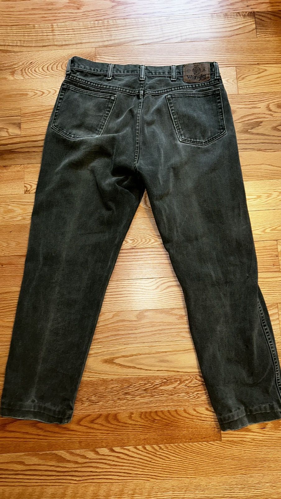 Vintage × Wrangler Wrangler Green Denim Jeans Size US 32 / EU 48 - 2 Thumbnail