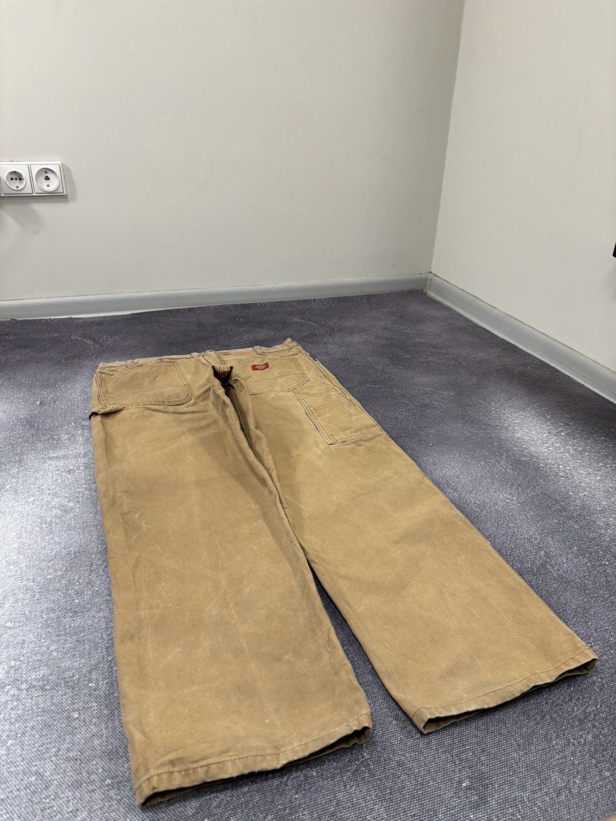 Dickies Vintage Dickies Y2K Mustard USA Work Carpenter Baggy Pants Size US 38 / EU 54 - 4 Thumbnail