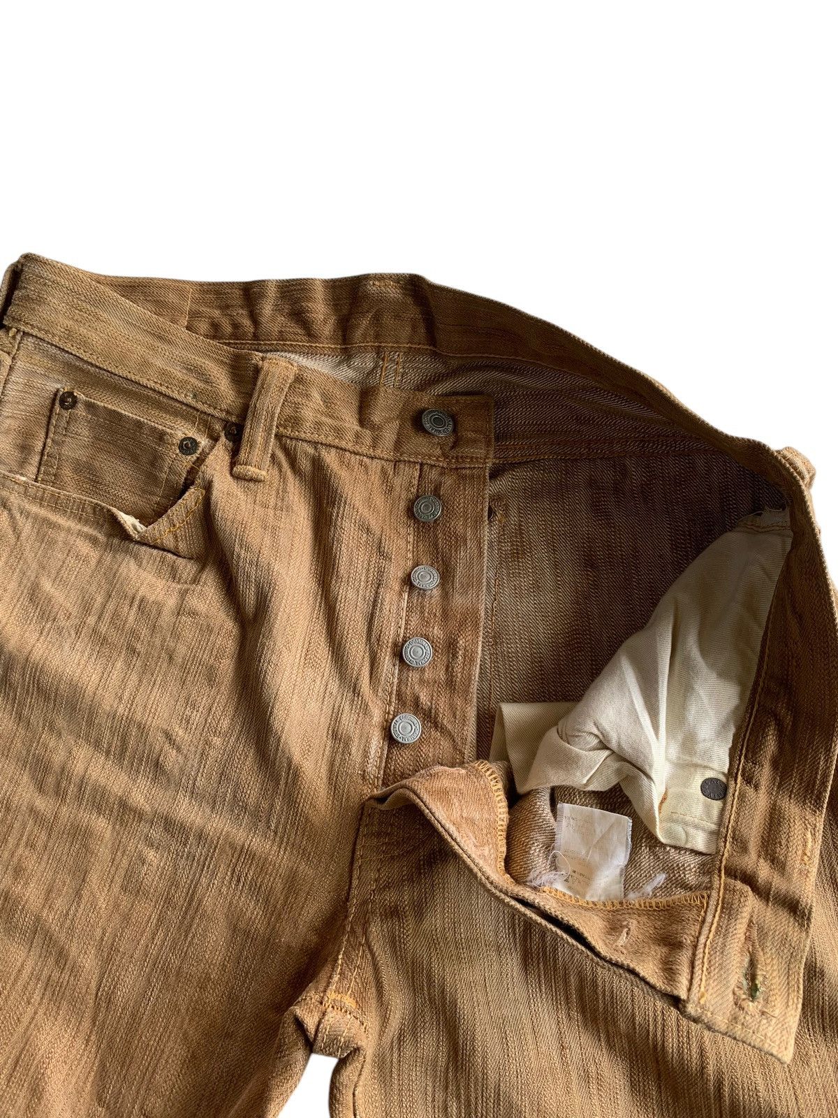 Kapital RARE ETERNAL SELVEDGE BUTTON FLY JAPANESE DENIM Size US 33 - 14 Thumbnail