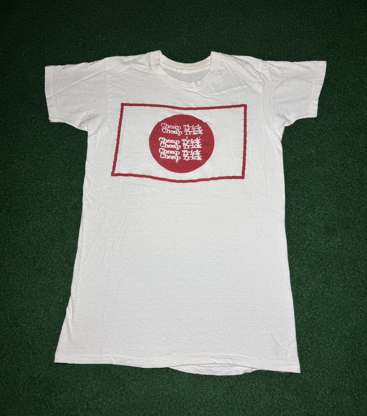 Band Tees × Vintage Vtg 80s Cheap Trick Japanese Flag Chicago Concert T Shirt Size US S / EU 44-46 / 1 - 1 Thumbnail