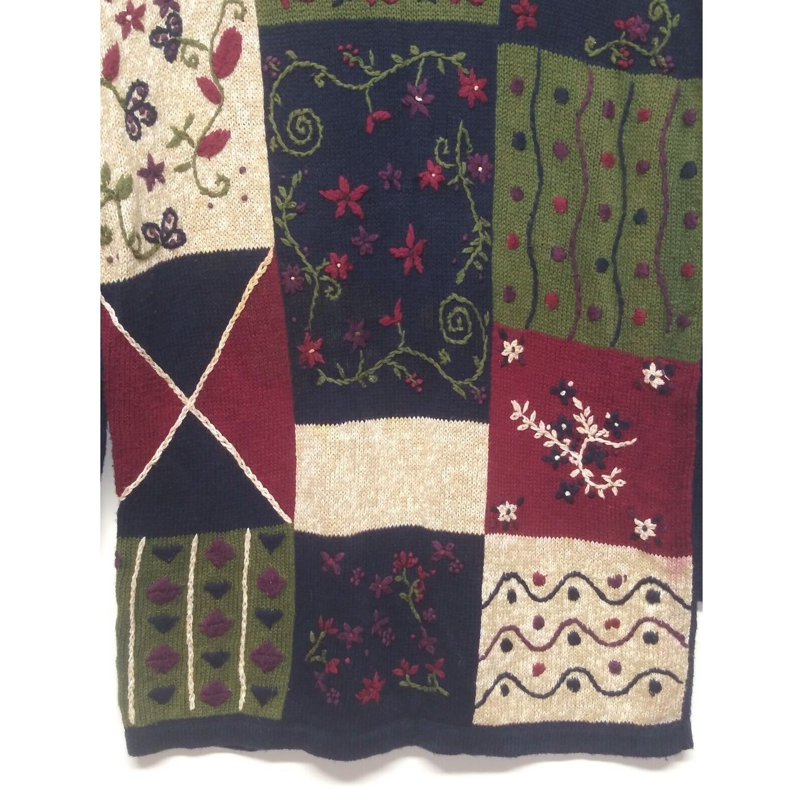 Other VTG Paul Harris Sweater Sz L Grandma Granny embroidered Farm Size L / US 10 / IT 46 - 4 Thumbnail