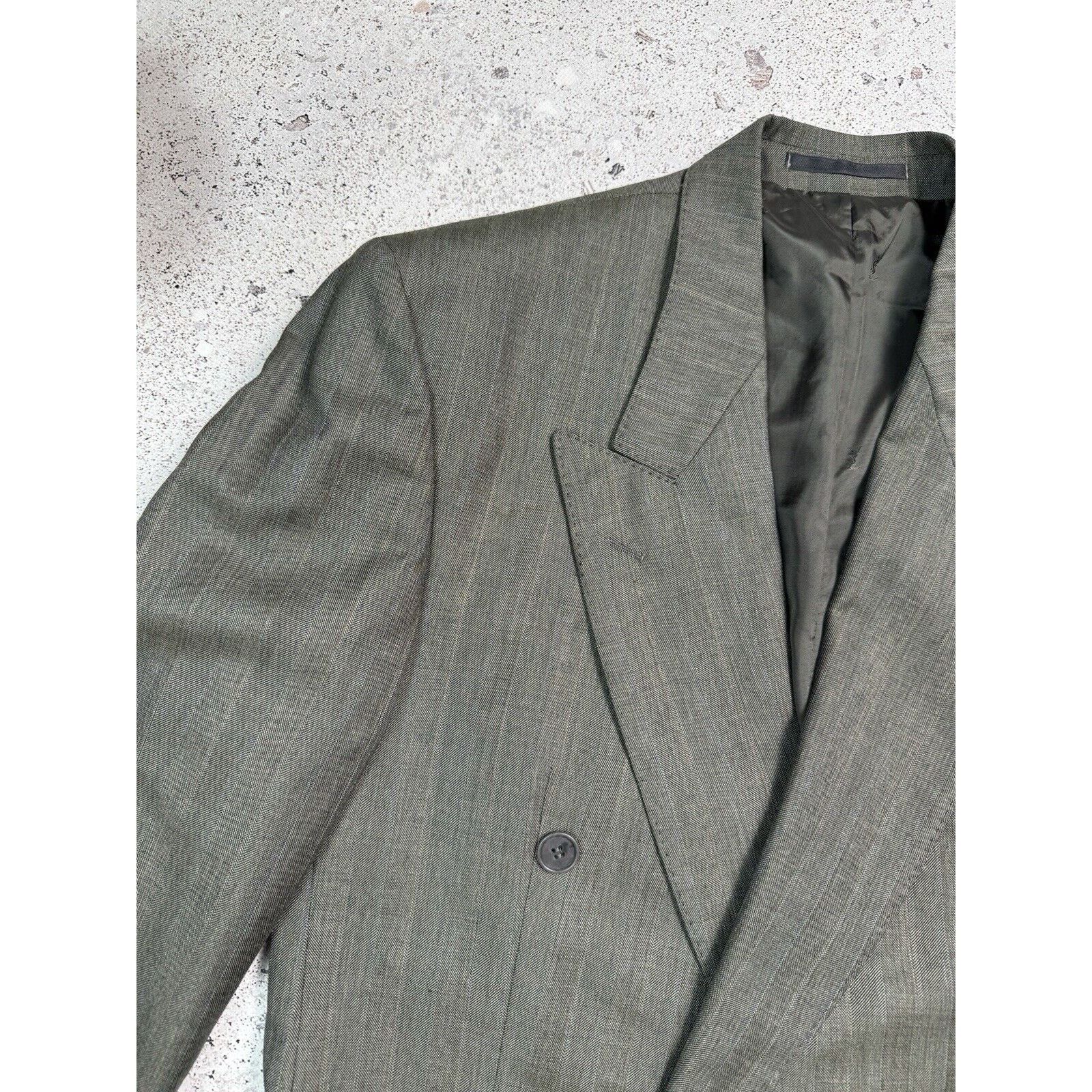 Yves Saint Laurent YSL Yves Saint Laurent Double-Breasted Suit Blazer Size 48L Size 48L - 6 Thumbnail
