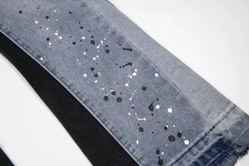Jean Graffiti Printed Hombre Wide Leg Y2k Distressed Jeans Size US 29 - 6 Thumbnail