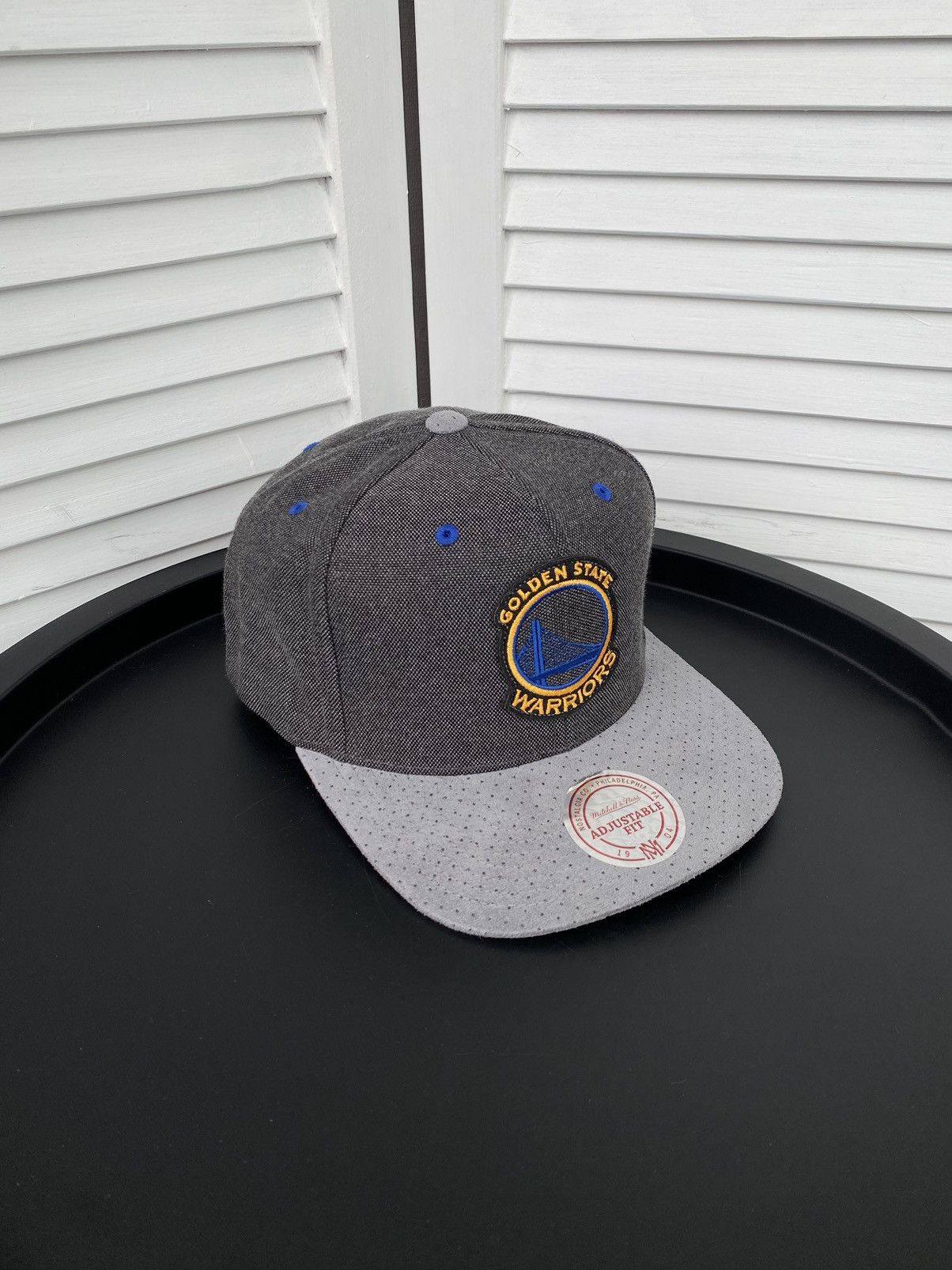 Mitchell & Ness × NBA Mitchell Ness Golden State Warriors NBA Basketball Snapback Size ONE SIZE - 2 Thumbnail